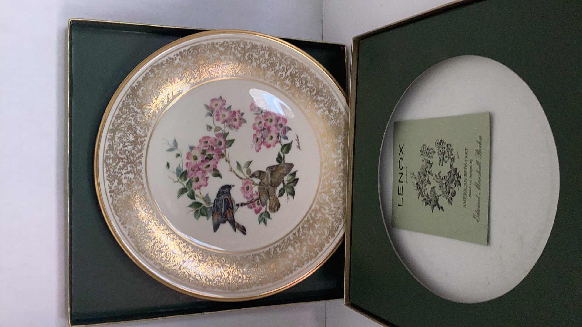 Photo 1 of LENOX “AMERICAN REDSTART” 1975 COLLECTIBLE PLATE