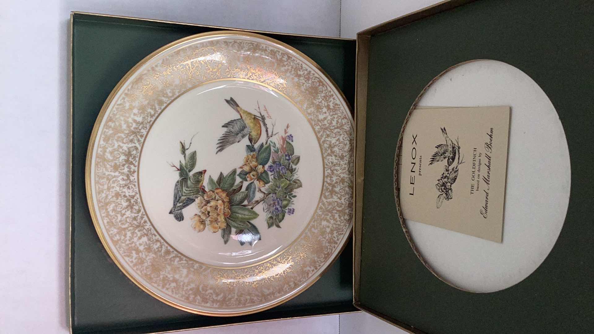 Photo 1 of LENOX “THE GOLDFINCH” 1971 COLLECTIBLE PLATE