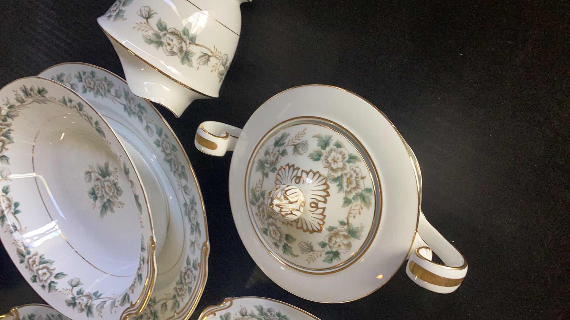 Photo 3 of 31 PIECE NORITAKE  CHINA “LAURETTE” SERVING SET