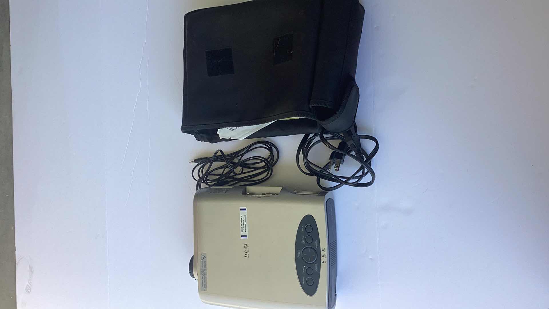 Photo 1 of TOSHIBA TLP-B2U LCD PROJECTOR POWERS ON