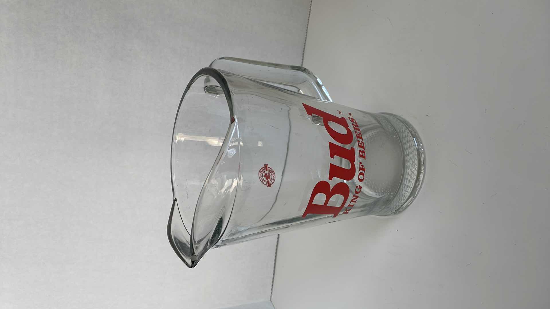 Photo 2 of BUDWEISER KING OF BEERS PITCHER, 9” TALL