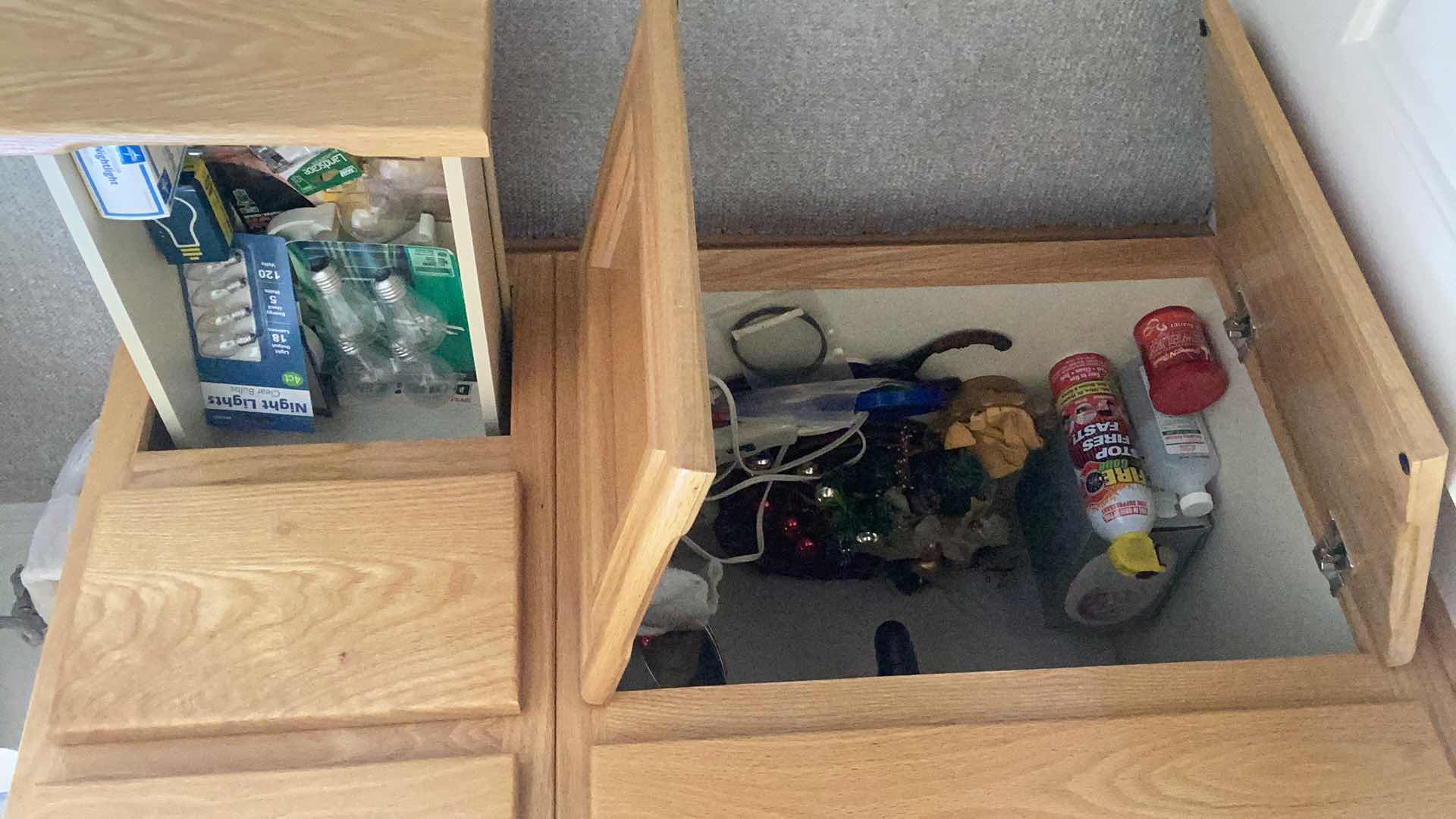 Photo 1 of CONTENTS OF DRAWER AND UNDER SINK