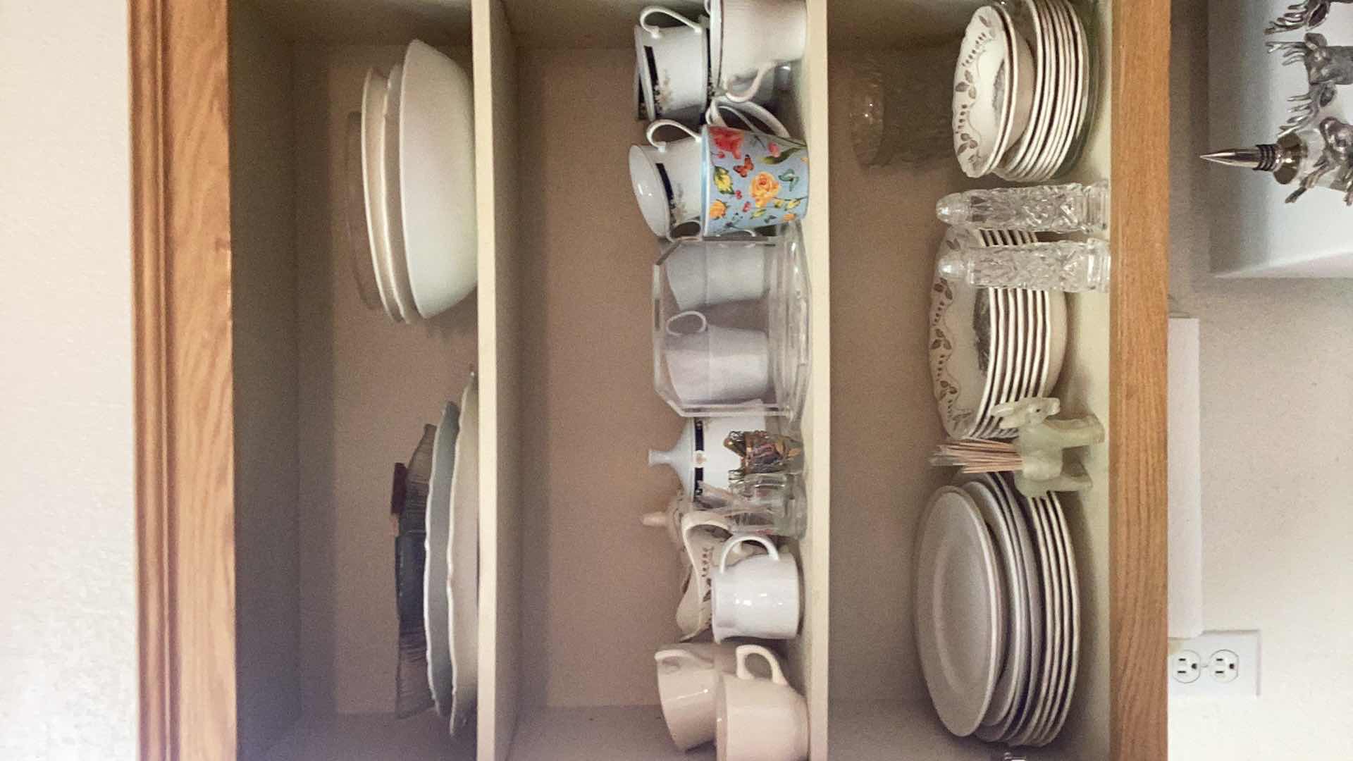 Photo 1 of 3 SHELVES OF DINNERWARE