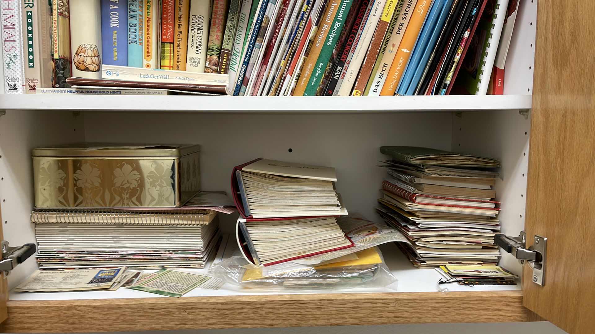 Photo 3 of CONTENTS OF CABINET COOK BOOKS