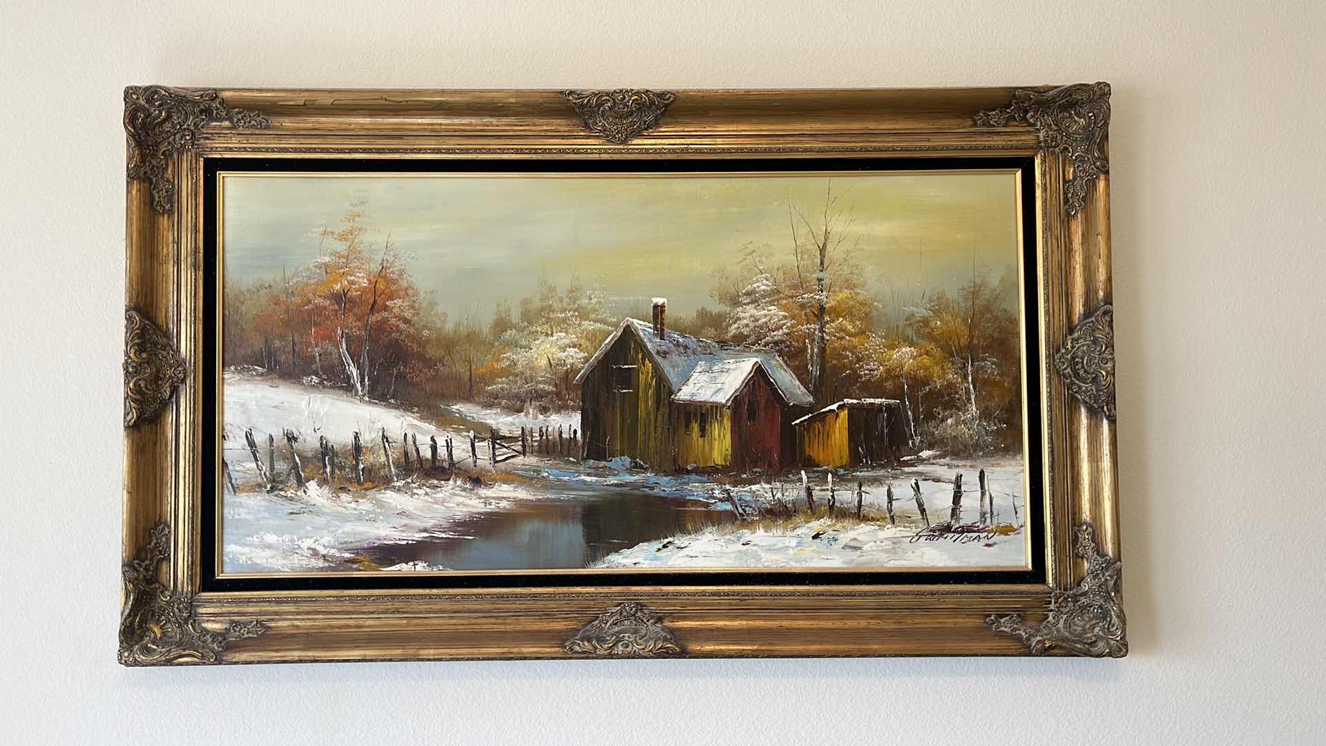 Photo 1 of ORIGINAL FRAMED OIL PAINTING SIGNED BY ARTIST 57” X 37”