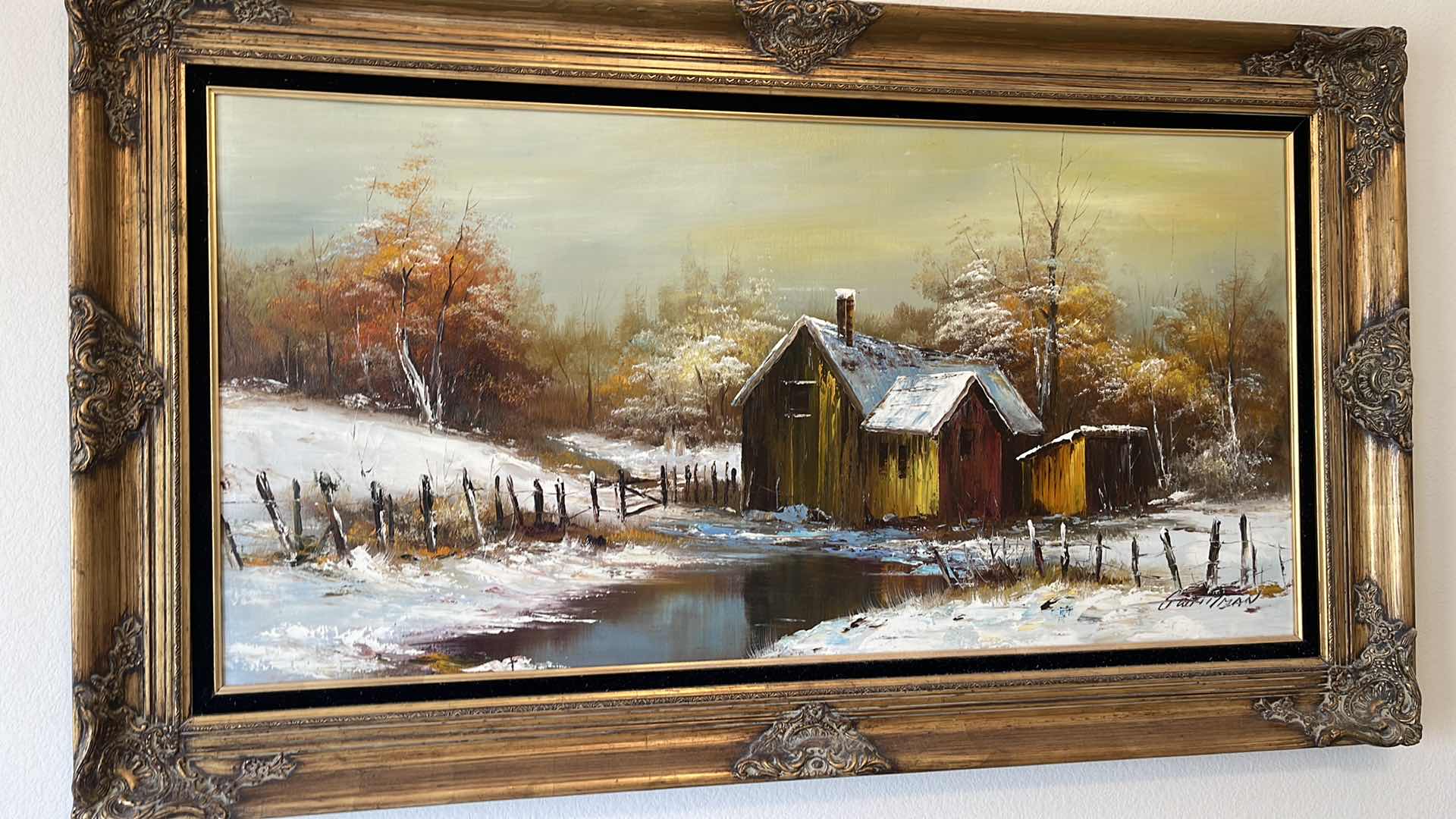 Photo 2 of ORIGINAL FRAMED OIL PAINTING SIGNED BY ARTIST 57” X 37”