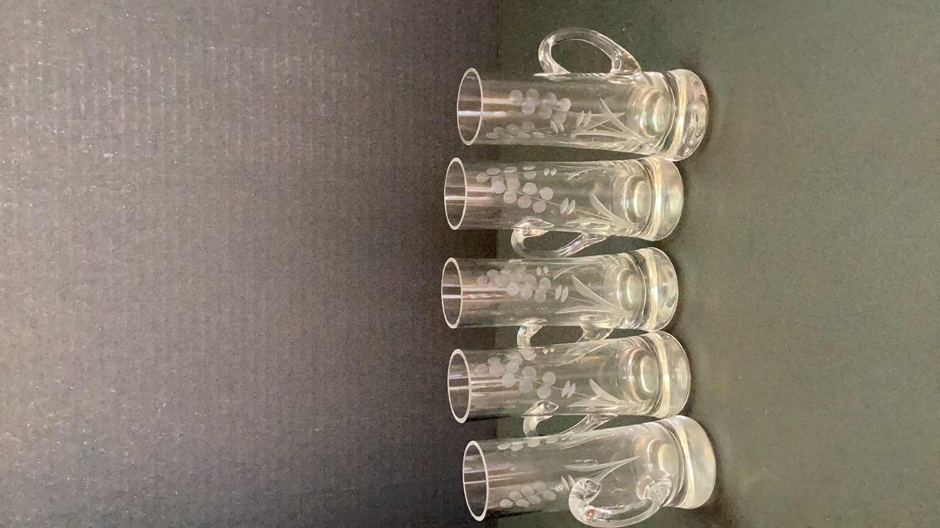 Photo 1 of 5 FLORAL SHOT GLASSES