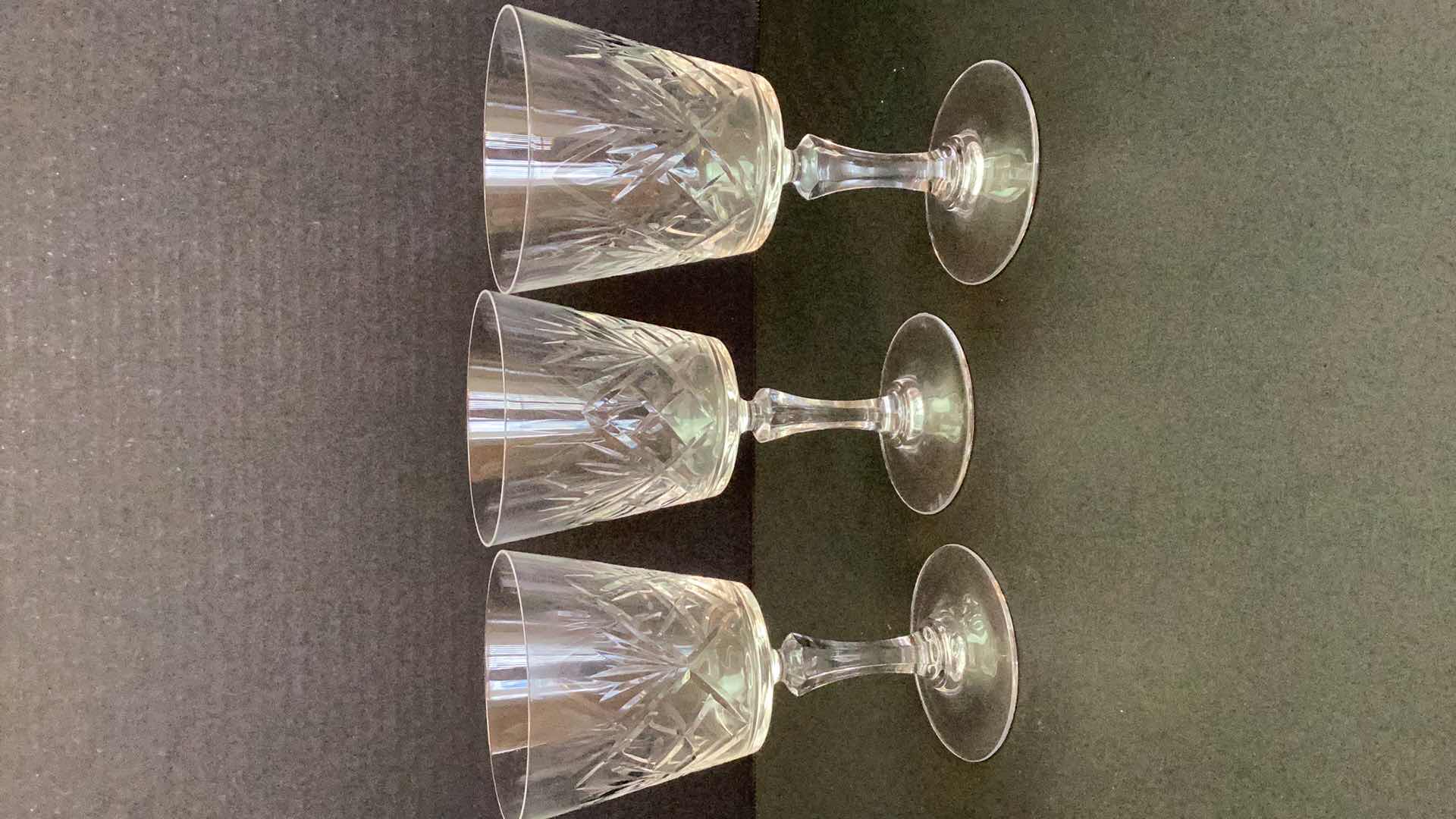 Photo 1 of 3 CRYSTAL WINE GLASSES