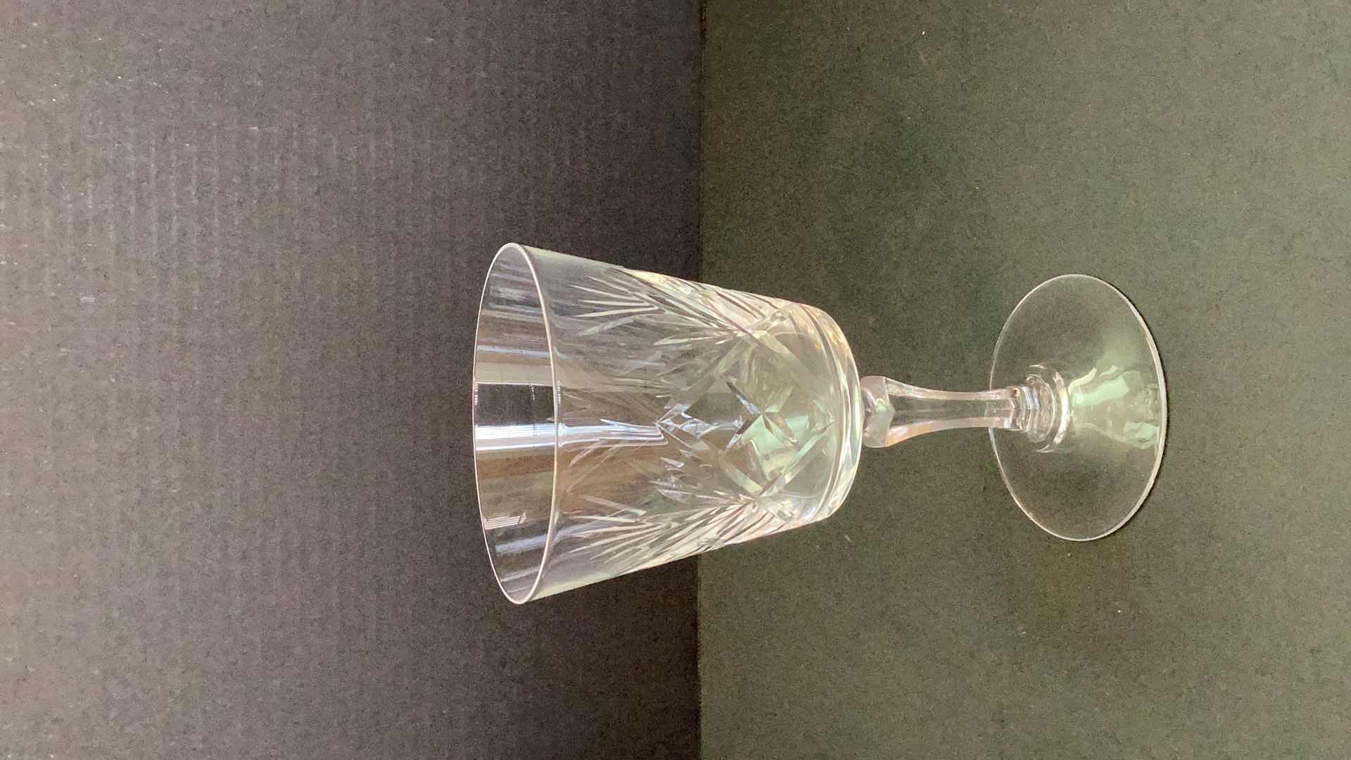 Photo 2 of 3 CRYSTAL WINE GLASSES