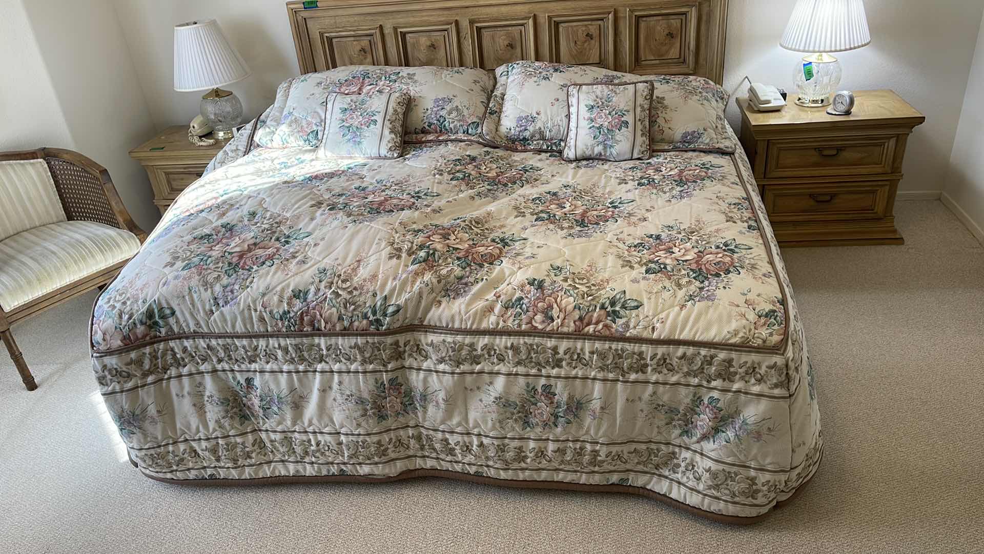 Photo 1 of CAL KING COMFORTER AND PILLOWS (BED SOLD SEPARATELY)