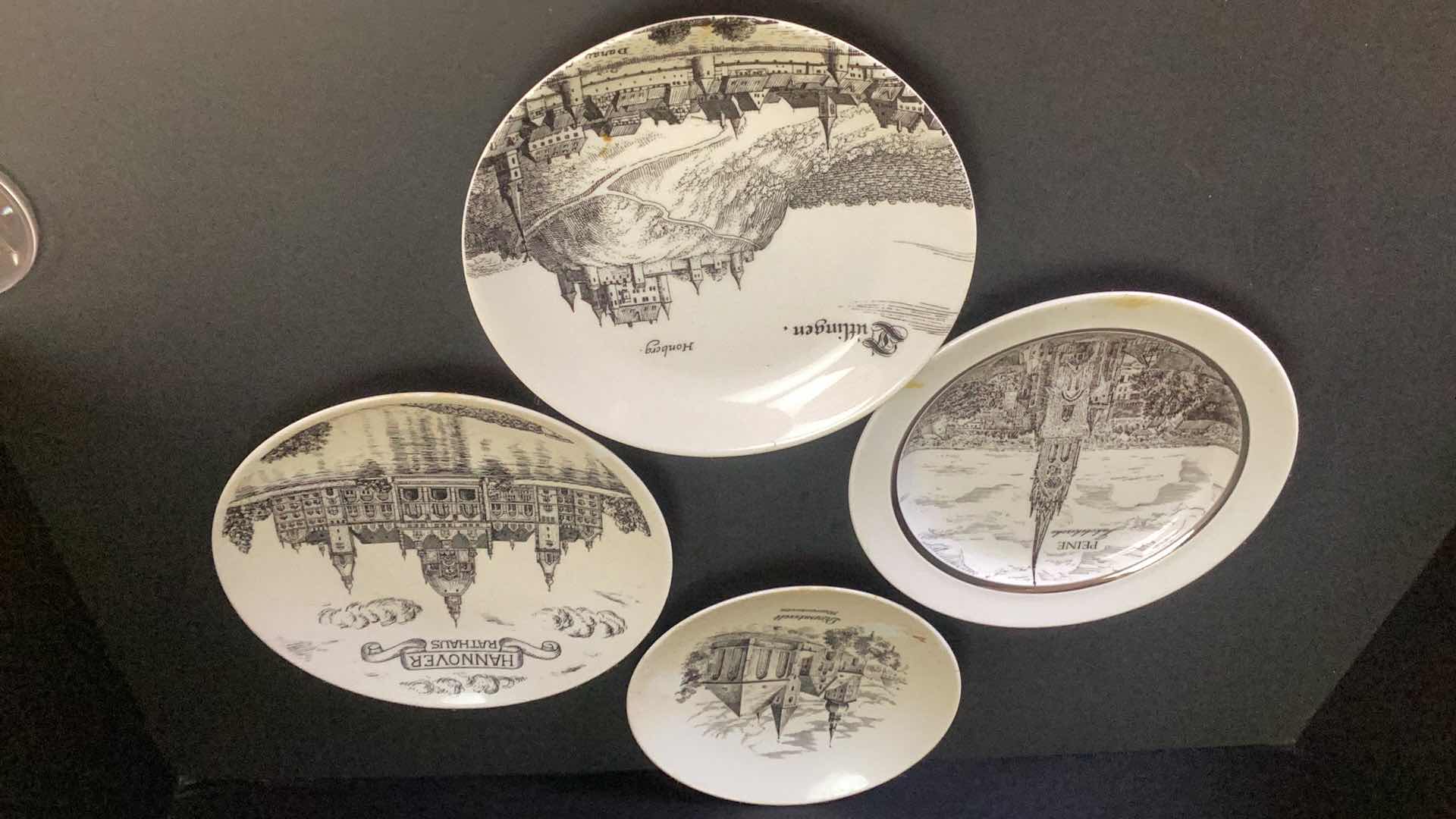 Photo 1 of 4 GERMAN LANDMARKS PLATES WIDEST 8”