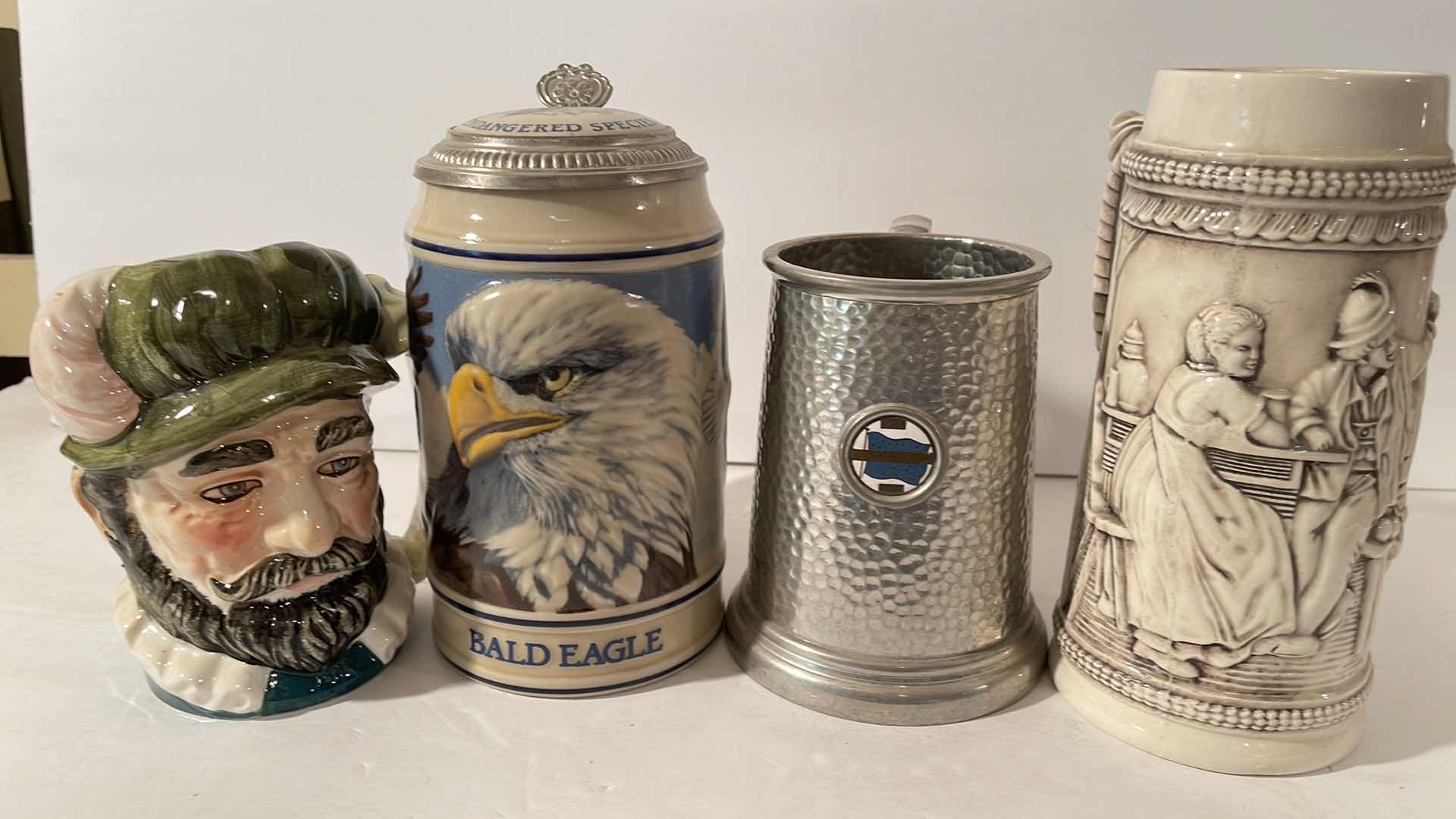 Photo 1 of BUDWEISER BALD EAGLE BEER STINE , HANDCRAFTED BEER MUGS & MORE