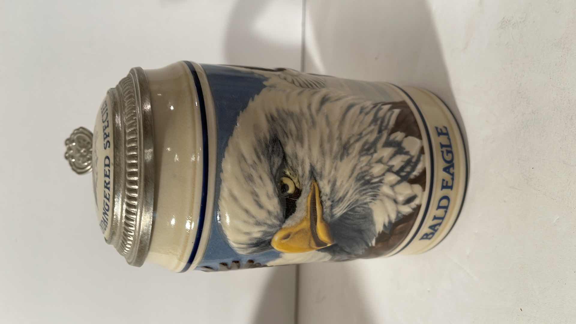 Photo 2 of BUDWEISER BALD EAGLE BEER STINE , HANDCRAFTED BEER MUGS & MORE