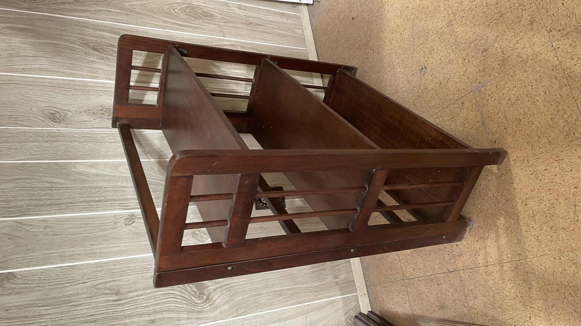 Photo 2 of WOODEN FOLDING BOOKSHELF 28x 10.5 x 34