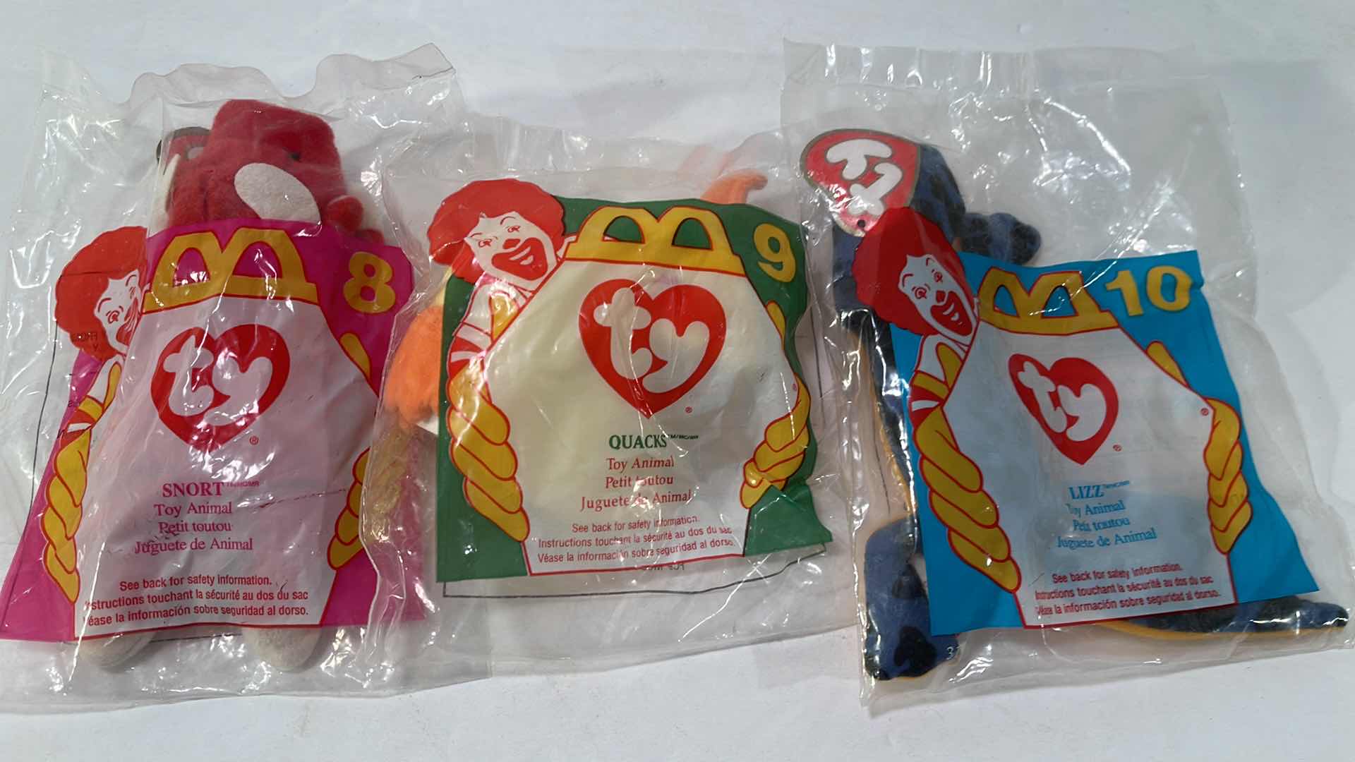 Photo 4 of 1997 MCDONALDS TEENIE BEANIES 1-.10