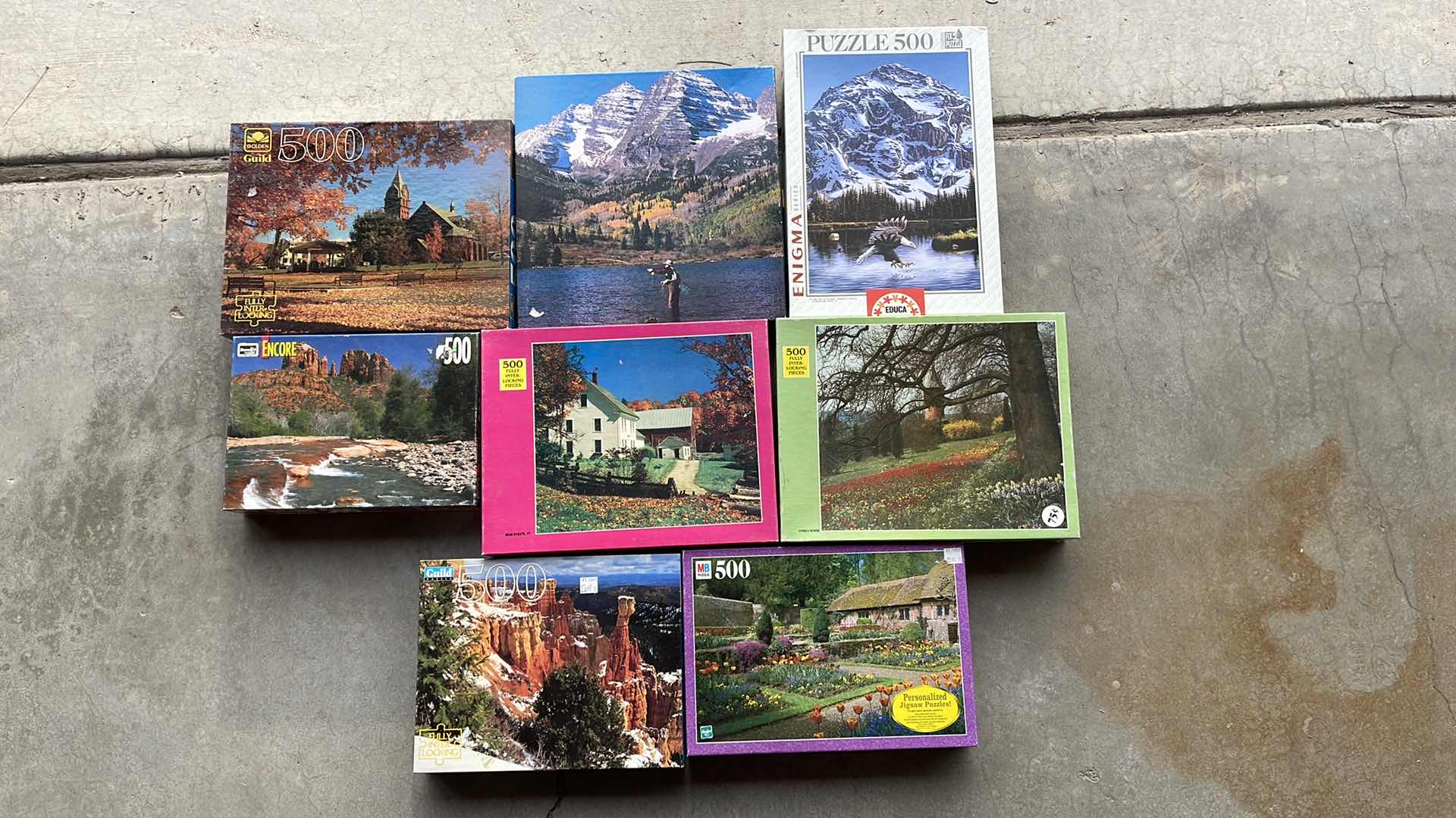 Photo 1 of VINTAGE SCENIC PUZZLES