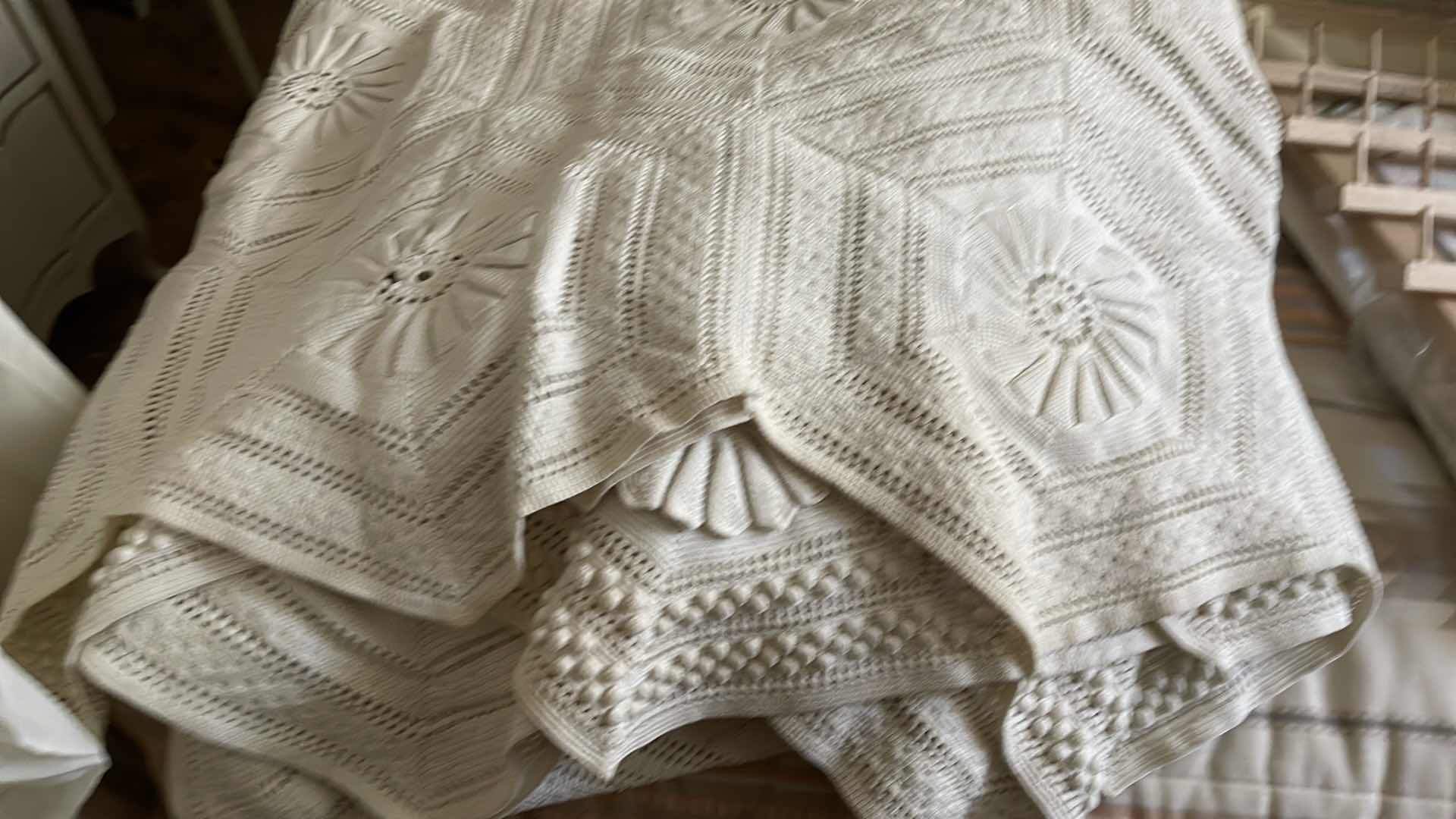 Photo 1 of VINTAGE HANDCRAFTED BLANKET 