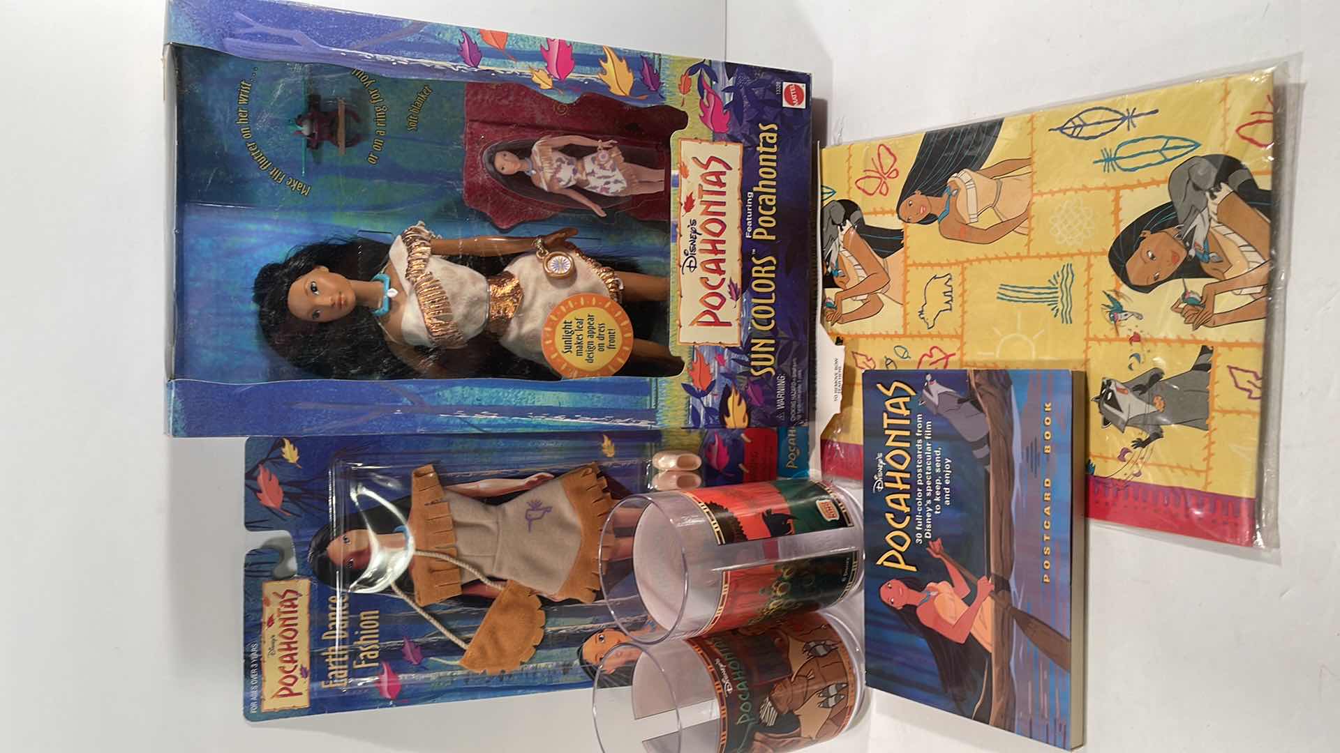 Photo 1 of DISNEY POCAHONTAS BARBIE , CUPS , BOOK  AND MORE