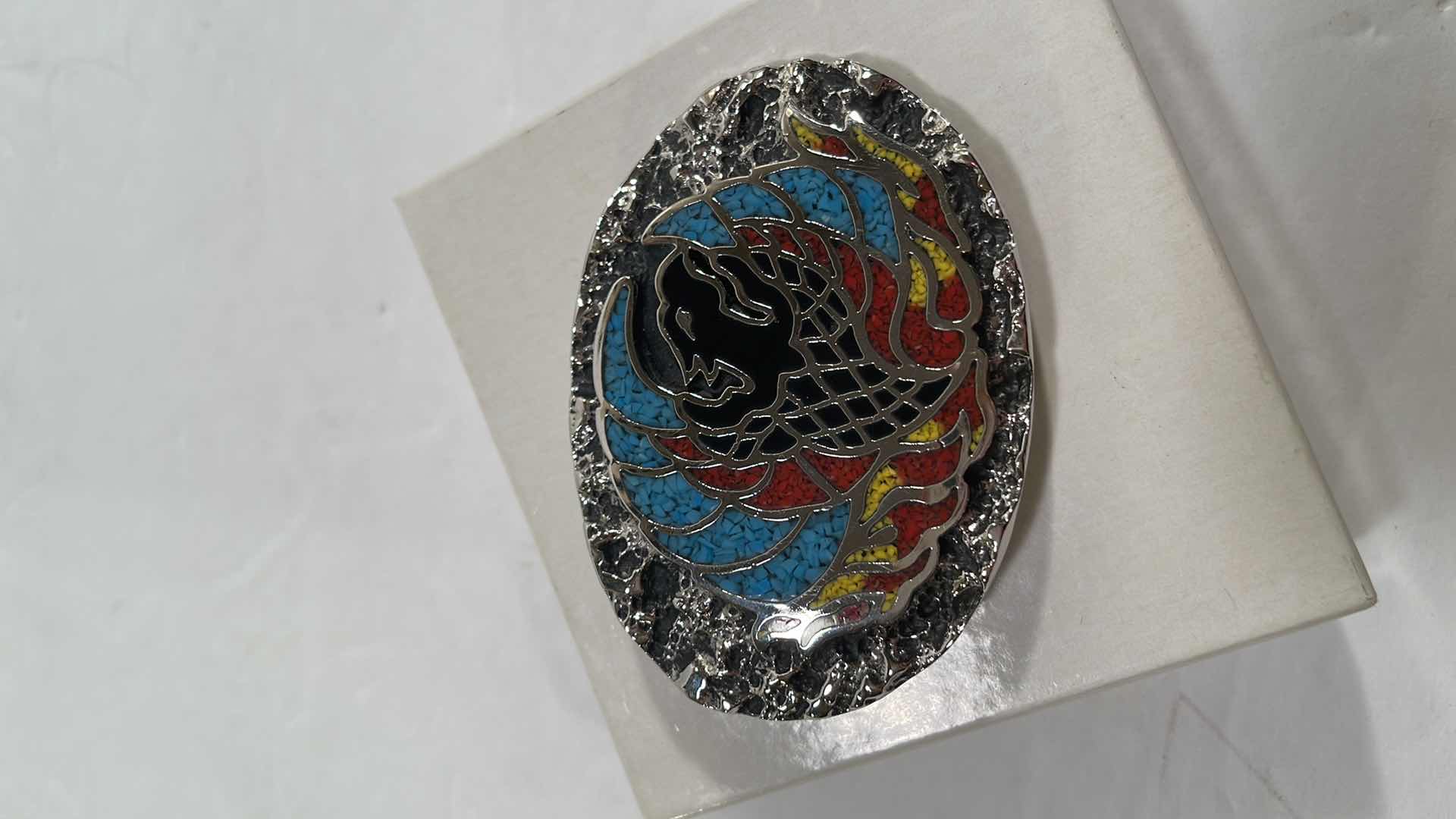 Photo 1 of VINTAGE EAGLE BELT BUCKLE HAND CRAFTED IN ARIZONA