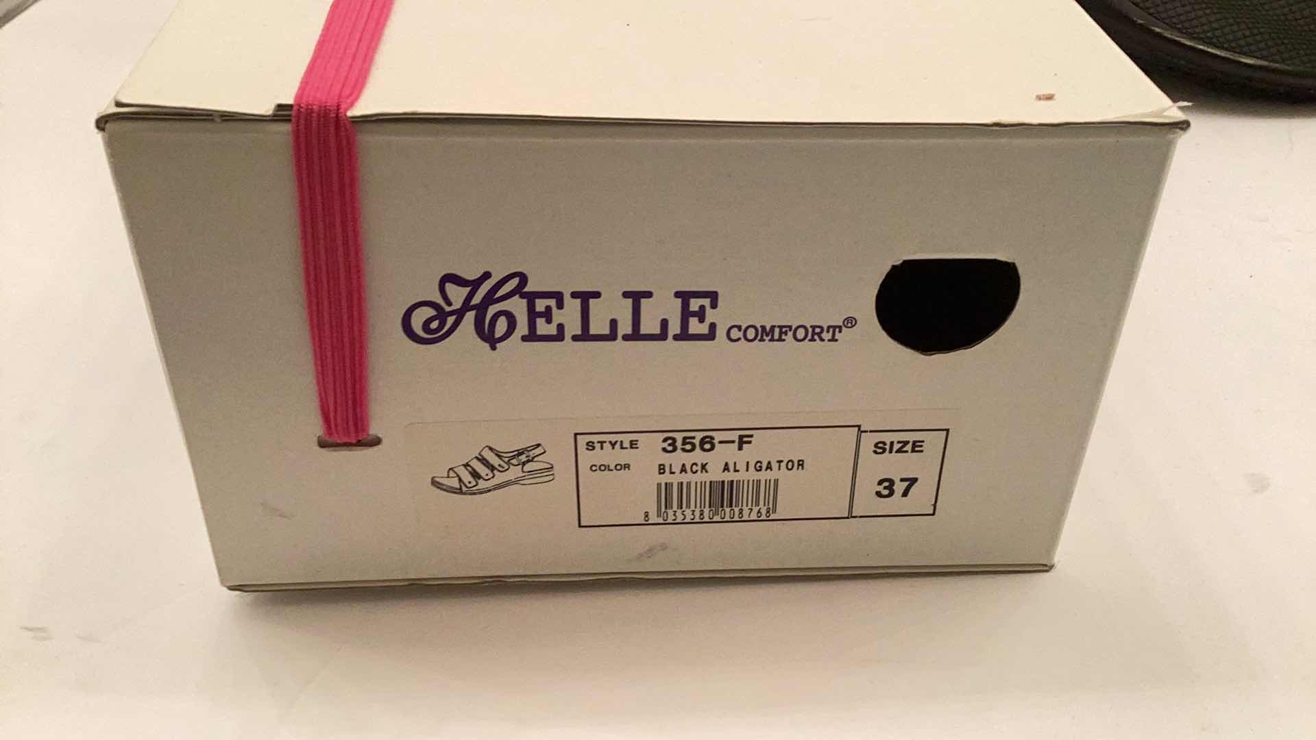 Photo 6 of NIB HELLE COMFORT SHOES BLACK ALIGATOR SIZE 6.5