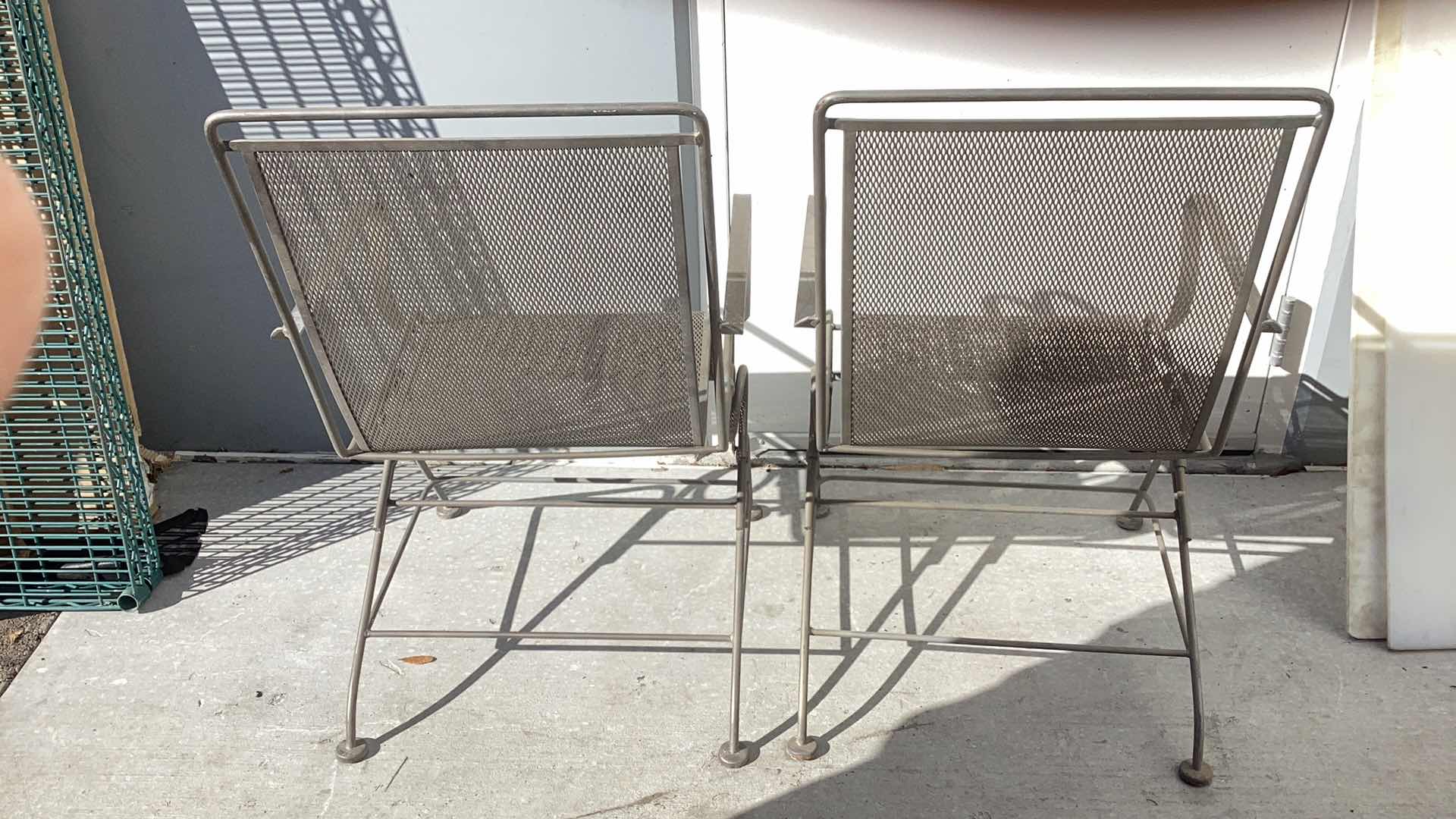Photo 4 of TWO WROUGHT IRON PATIO CHAIRS