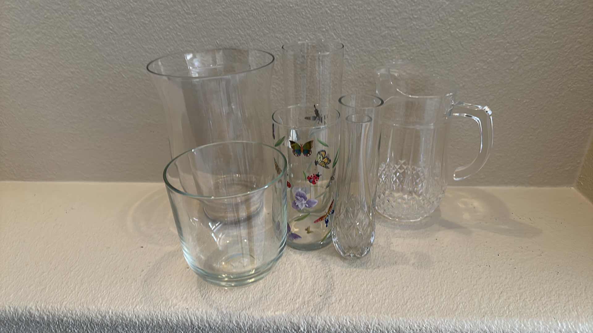 Photo 4 of VARIETY OF GLASS VASES