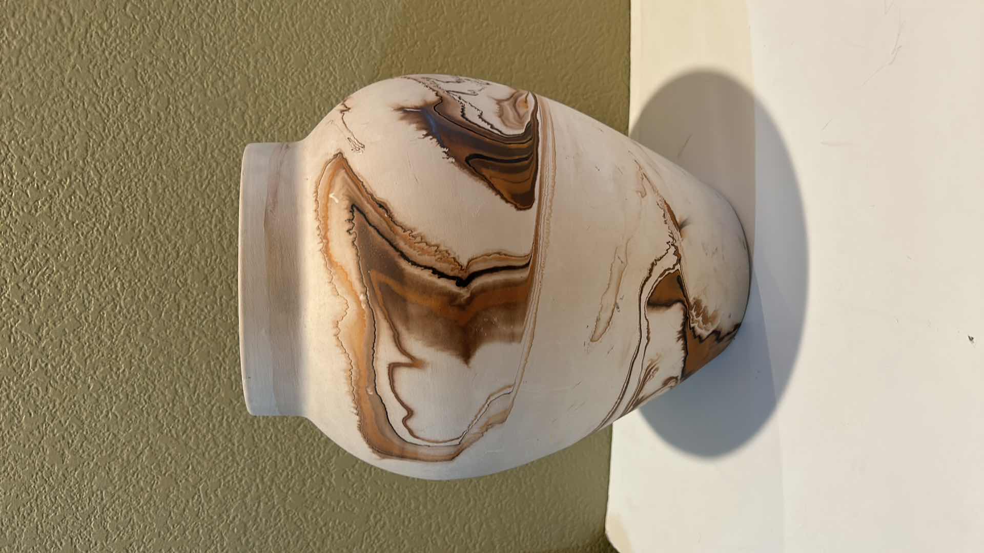 Photo 7 of NEMADJI EARTH POTTERY HAND MADE VASE- MADE FROM 25 THOUSAND YEAR OLD RETREATING GLACIERS