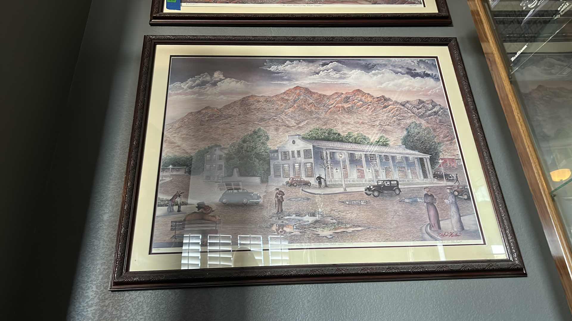 Photo 7 of WALL DECOR - SIGNED NUMBERED’ “DIAMOND IN THE DESERT BOULDER DAM HOTEL CIRCA 1937 FRAMED ARTWORK 43” x 32”