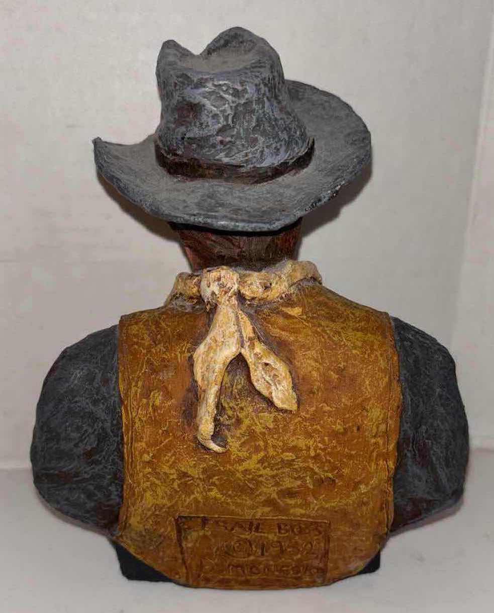 Photo 3 of VINTAGE D. MONFORT ORIGINAL WESTERN 7” SCULPTURE “TRAIL BOSS” 1982