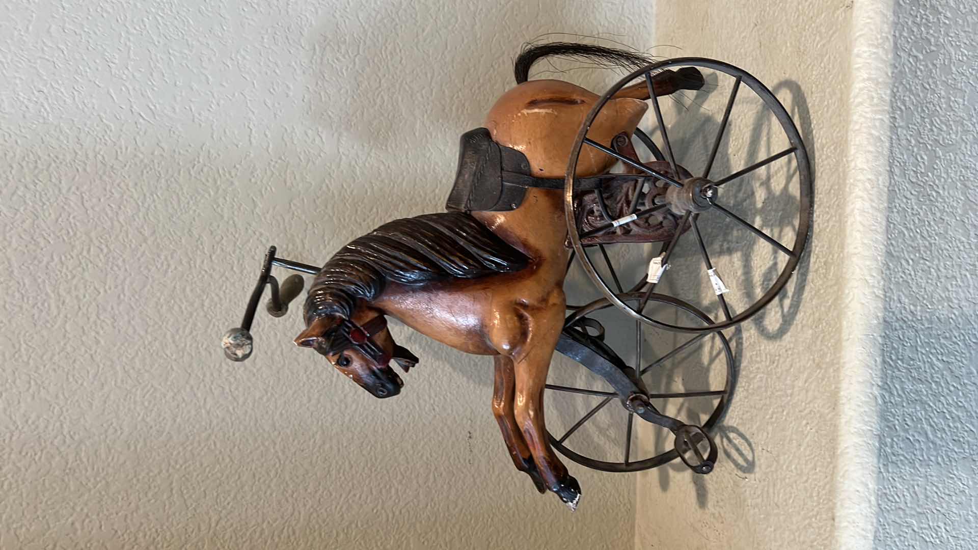 Photo 5 of VINTAGE HORSE TRICYCLE (MISSING BACK LEG)