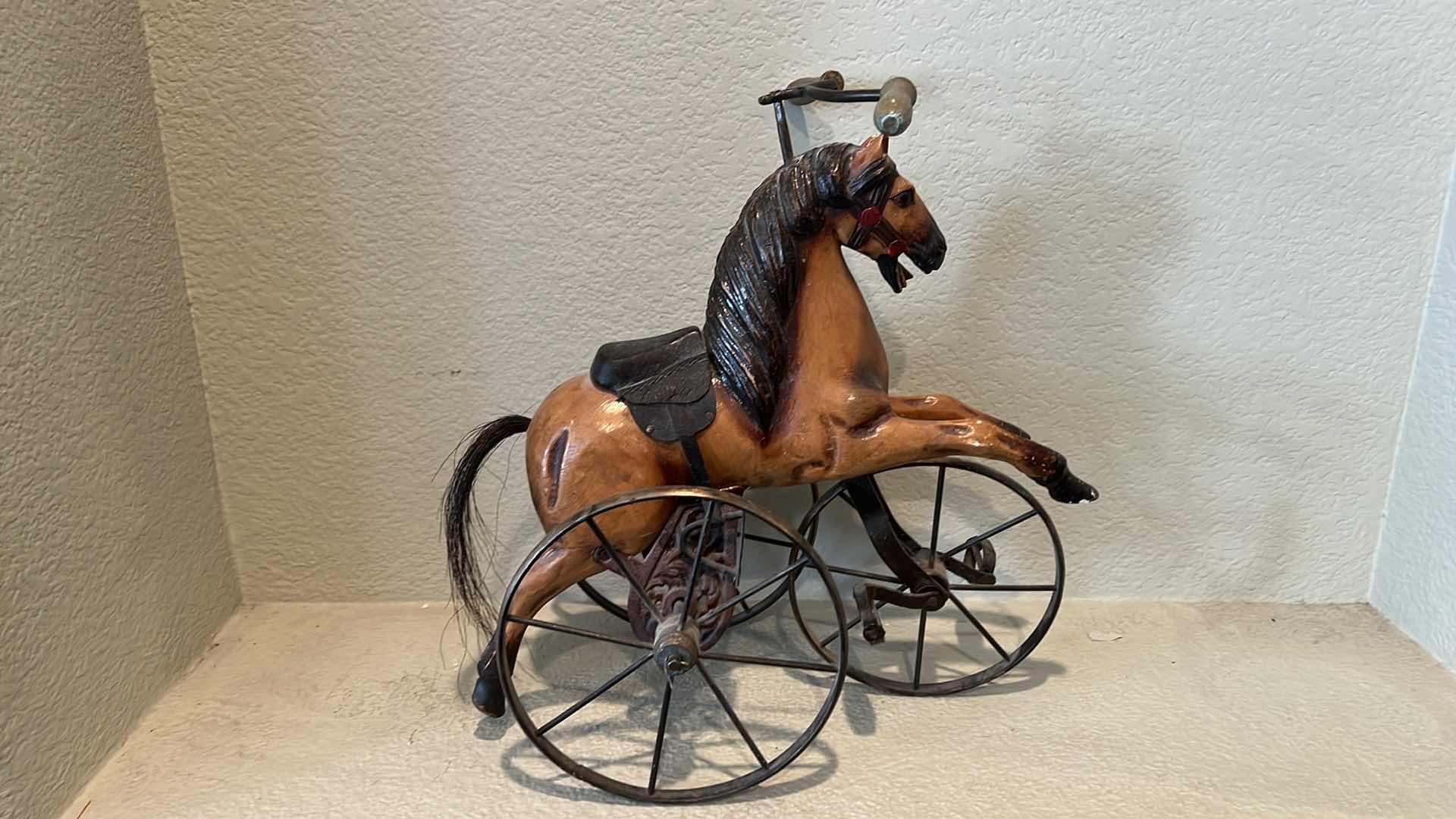Photo 1 of VINTAGE HORSE TRICYCLE (MISSING BACK LEG)