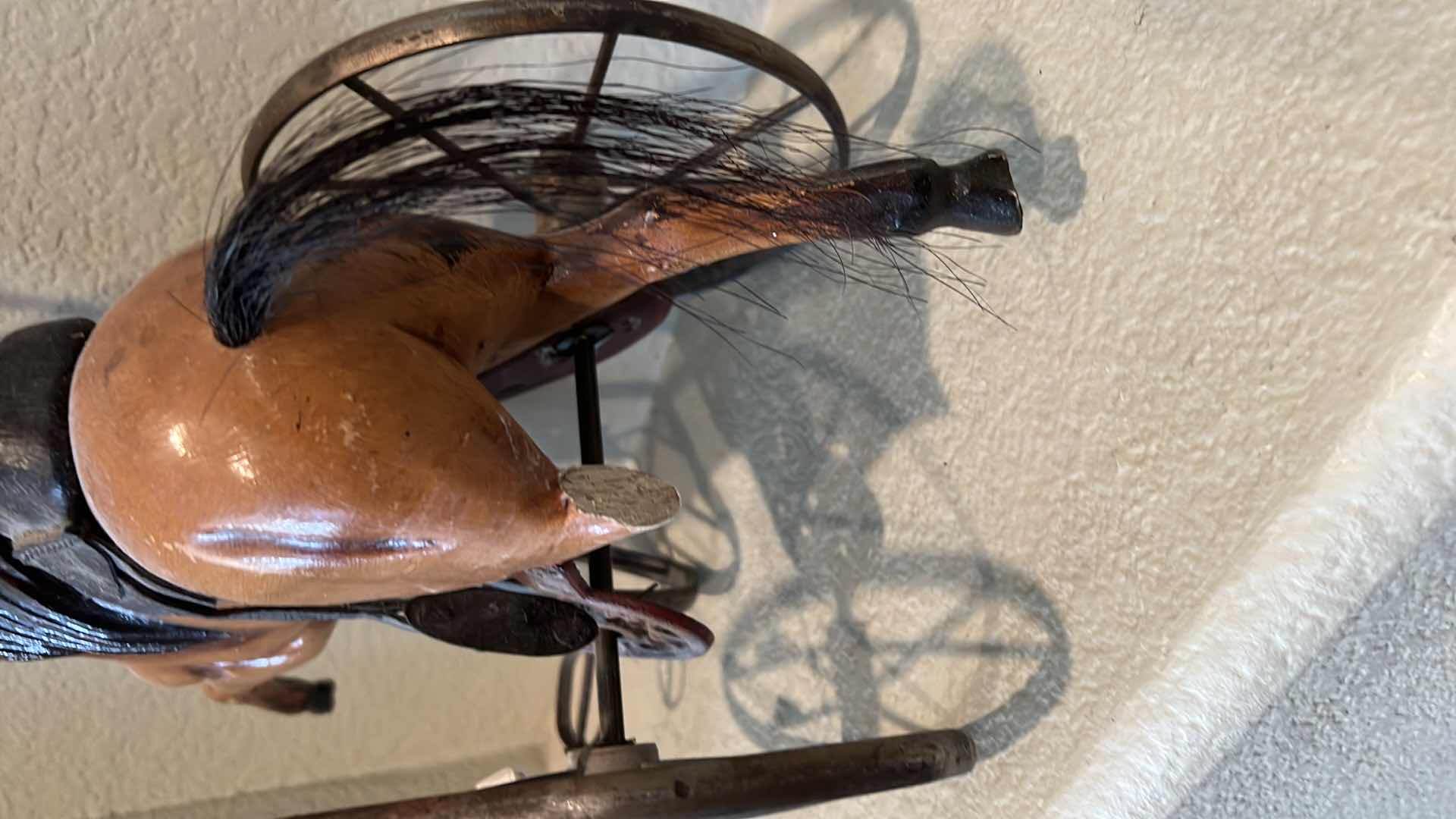 Photo 6 of VINTAGE HORSE TRICYCLE (MISSING BACK LEG)
