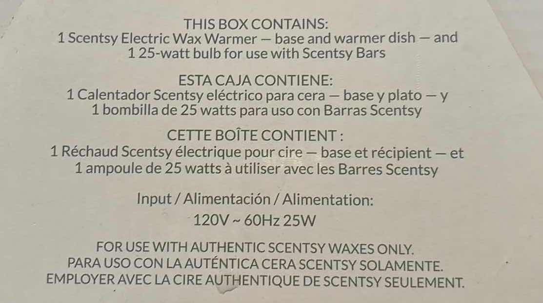 Photo 5 of SCENTSY HOME WAX WARMER, “ETCHED CORE” (BASE, WARMER DISH, NO BULB INCLUDED)
