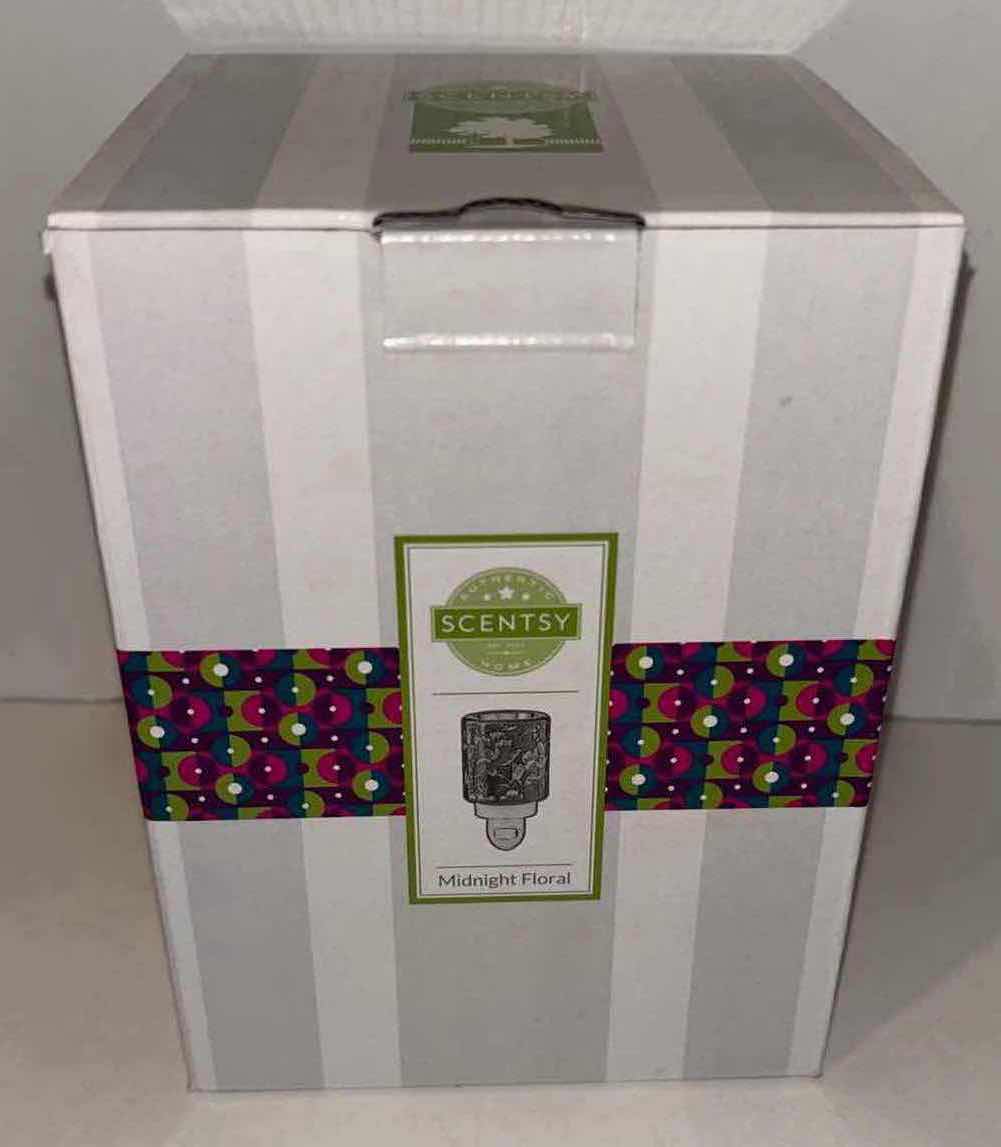 Photo 4 of NEW SCENTSY HOME ELECTRIC WAX WARMER, “MIDNIGHT FLORAL” (WARMER & BULB INCLUDED)