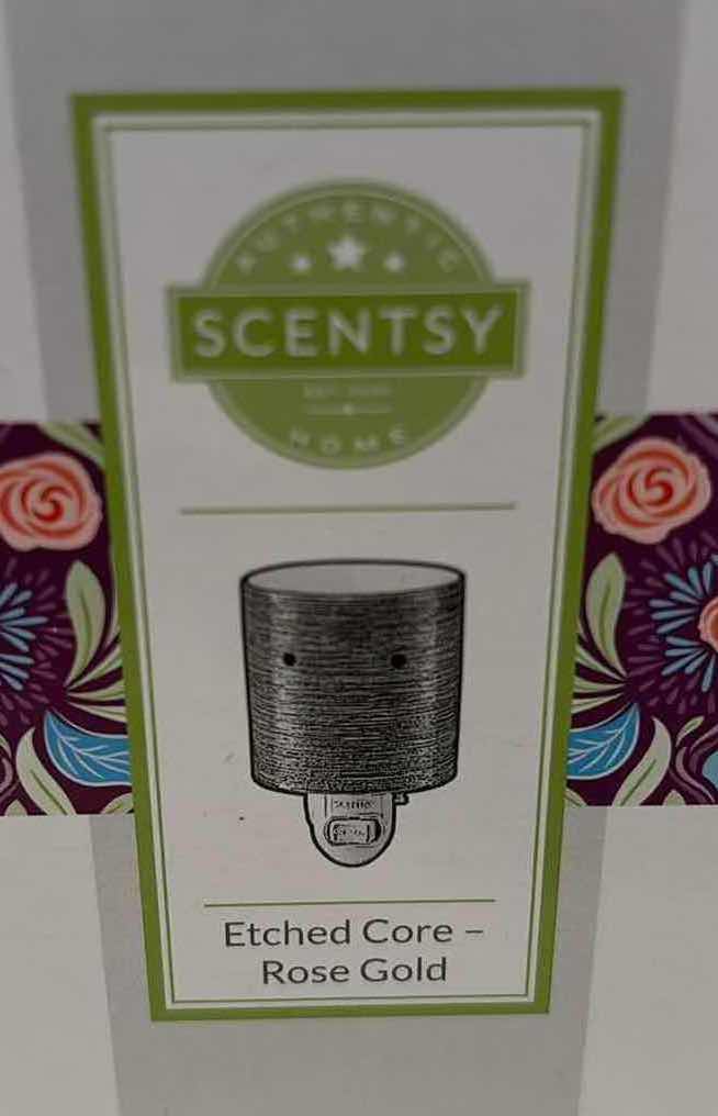 Photo 7 of SCENTSY HOME ELECTRIC WAX WARMER, “ETCHED CORED- ROSE GOLD” (WARMER, BULB NOT INCLUDED)