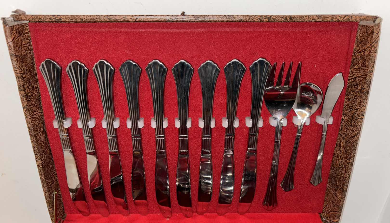 Photo 2 of STAINLESS STEEL SET OF FLATWARE, KOREA