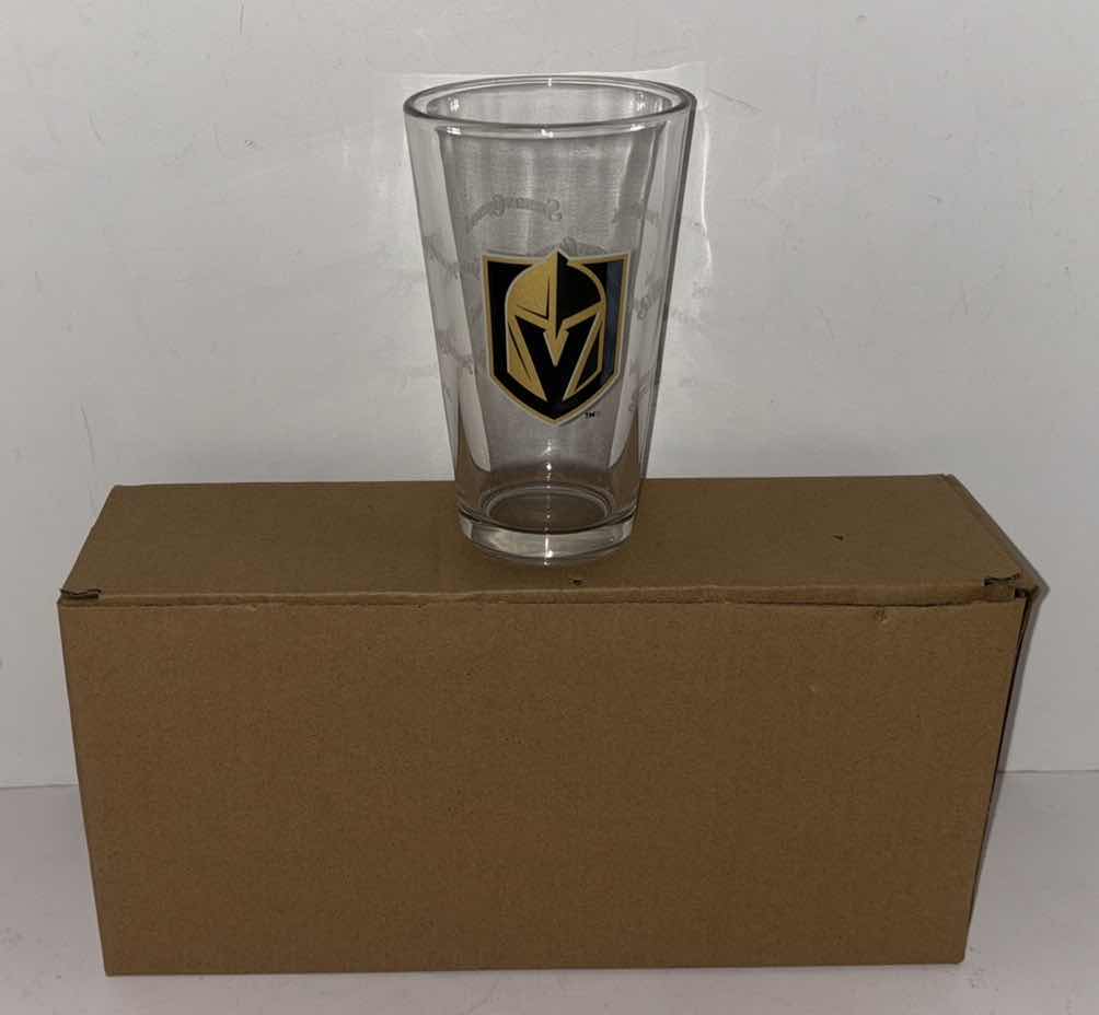 Photo 2 of STATION CASINOS GOLDEN KNIGHTS PINT GLASS SET (4)