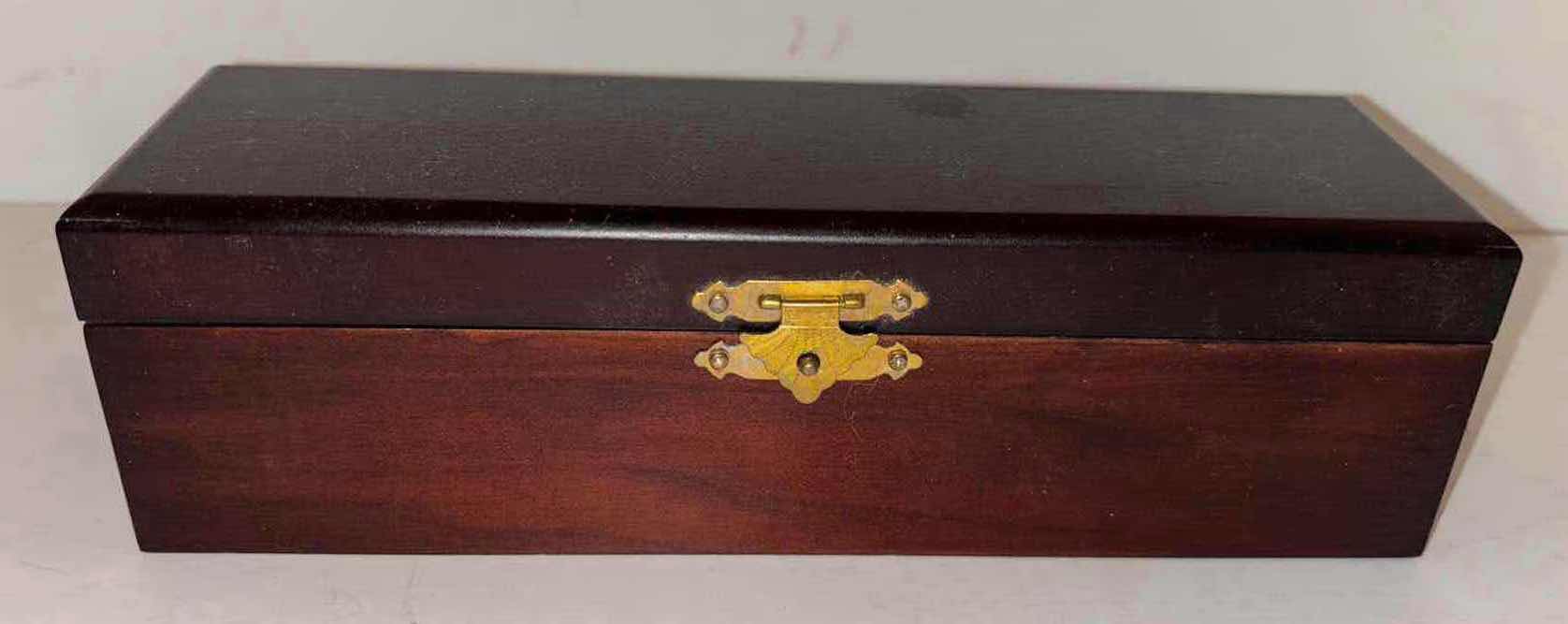 Photo 1 of ANTIQUE TELESCOPE IN WOODEN BOX 30 x 40, JAPAN