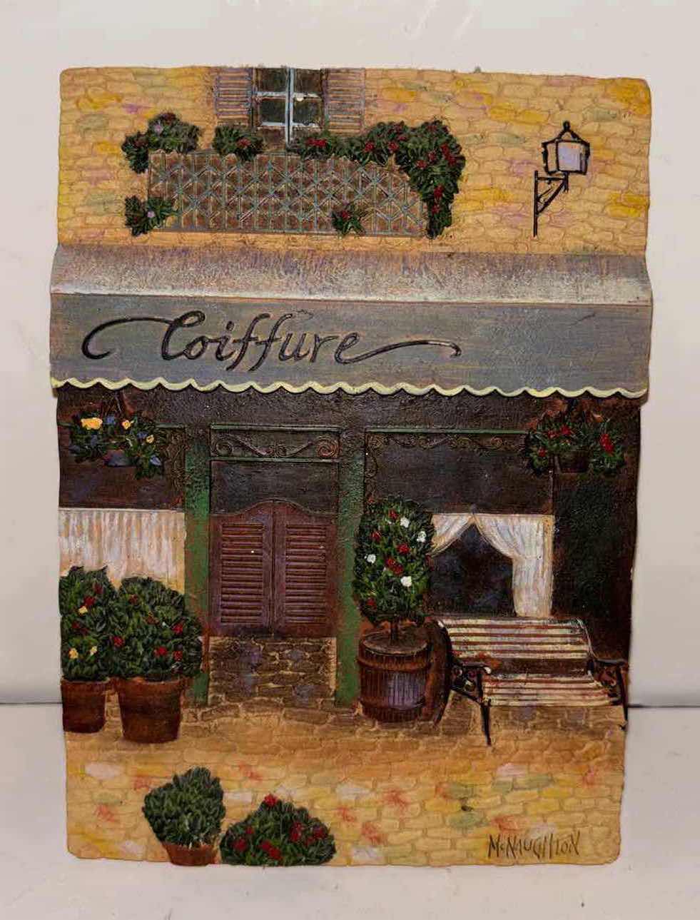Photo 4 of 4 PC EUROPEAN WALL PLAQUES (LARGEST 3.25” x 9.5”)