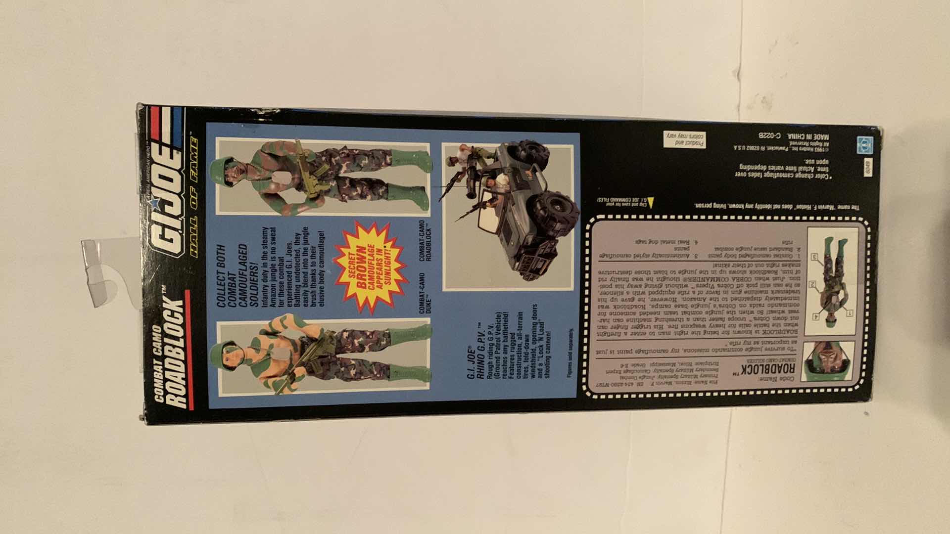 Photo 2 of G.I. JOE HALL OF FAME COMBAT CAMO ROADBLOCK