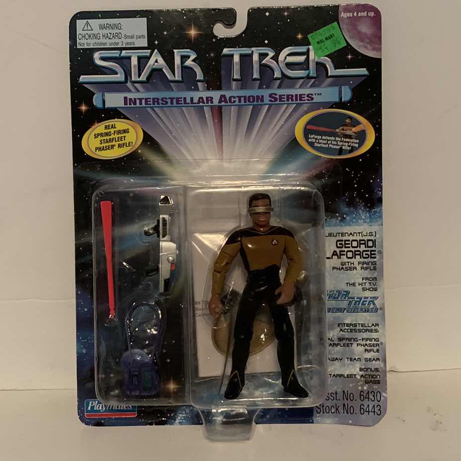 Photo 1 of STAR TREK DEEP SPACE NINE LT. GEORDI LAFORGE FIGURE