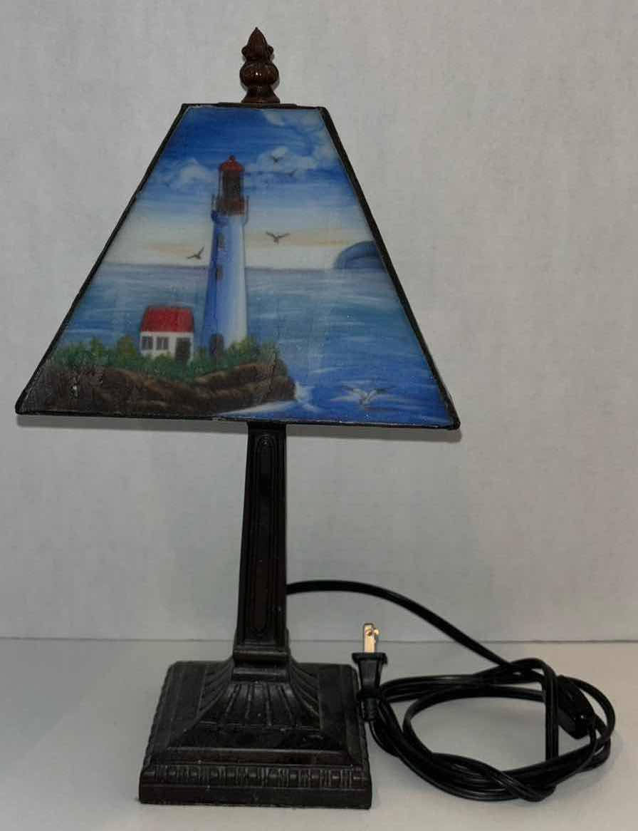 Photo 1 of 14.5” LIGHTHOUSE TABLE LAMP