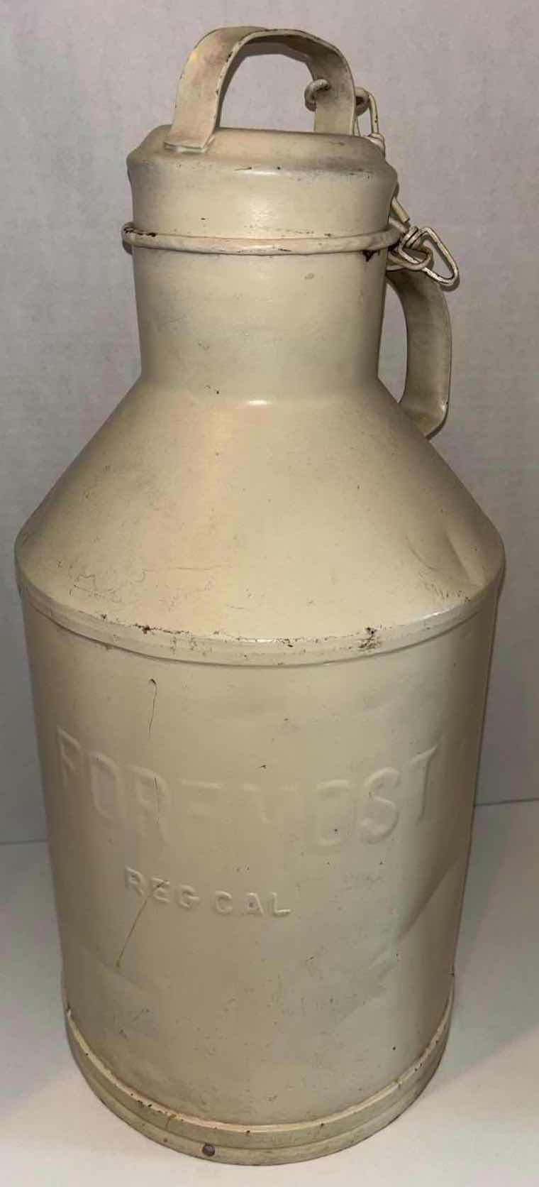 Photo 1 of VINTAGE STEEL MILK JUG (19”H)