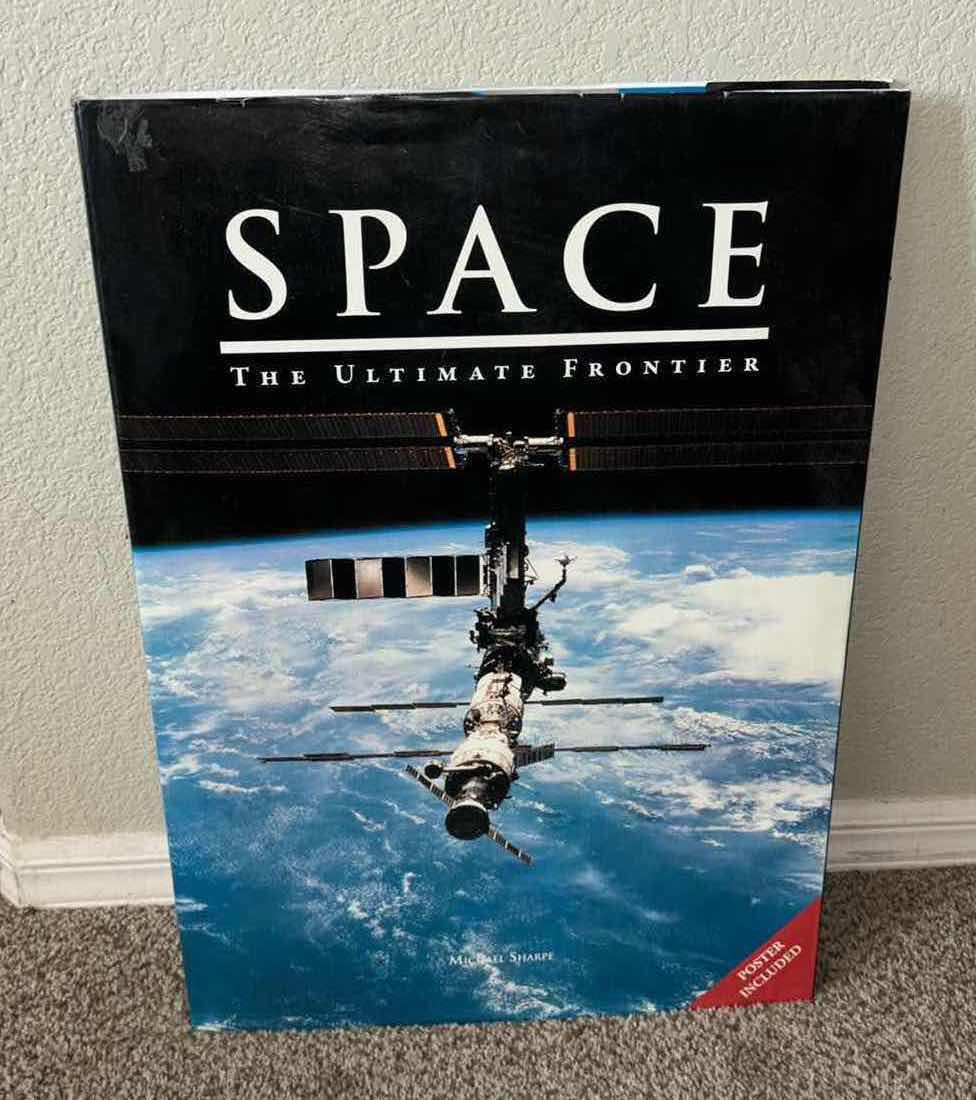 Photo 1 of SPACE THE ULTIMATE FRONTIER BY MICHAEL SHARPE BOOK 17” X 24”
