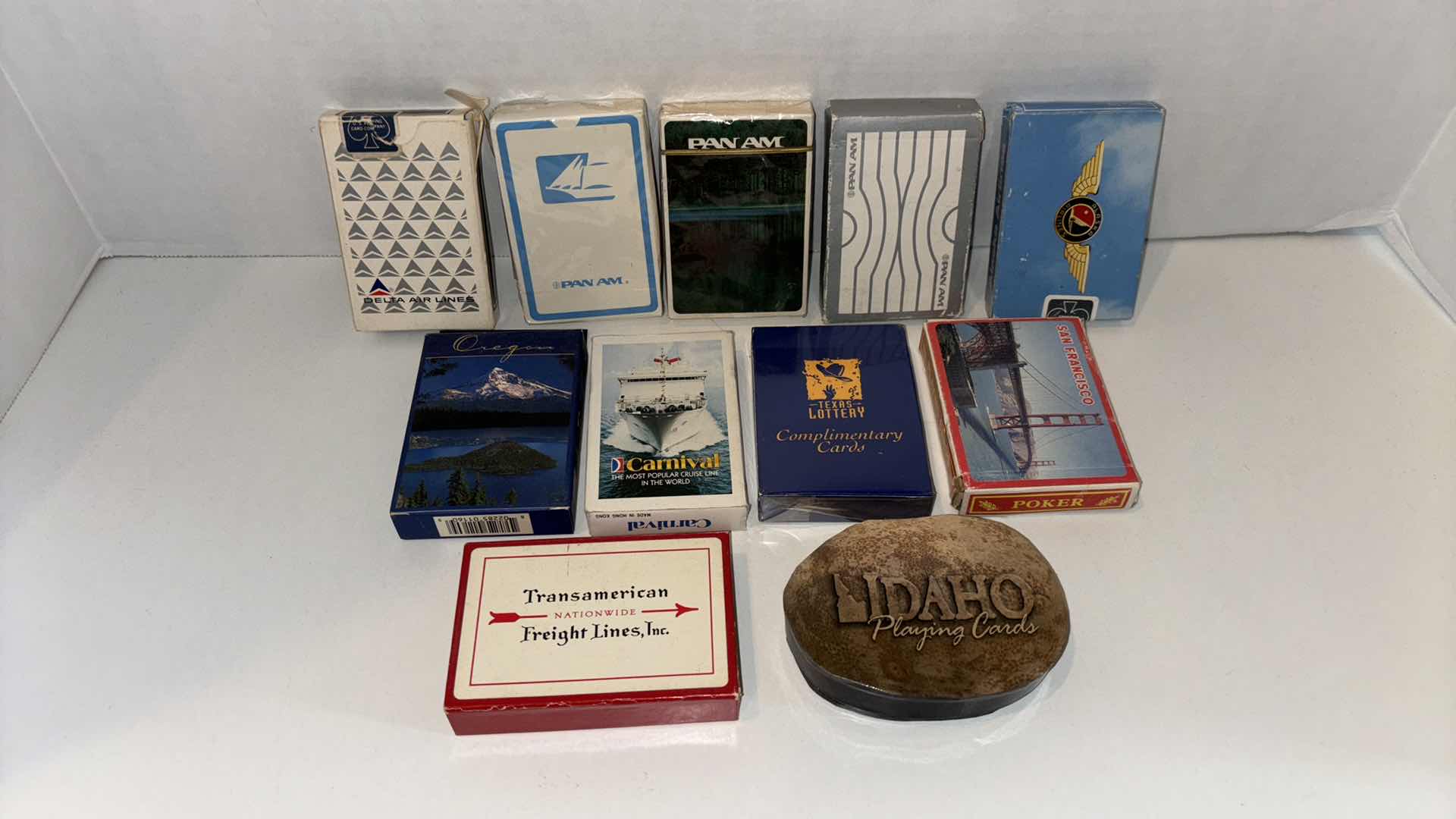 Photo 1 of VARIOUS AIRLINE & TRAVEL DECKS OF CARDS (11)