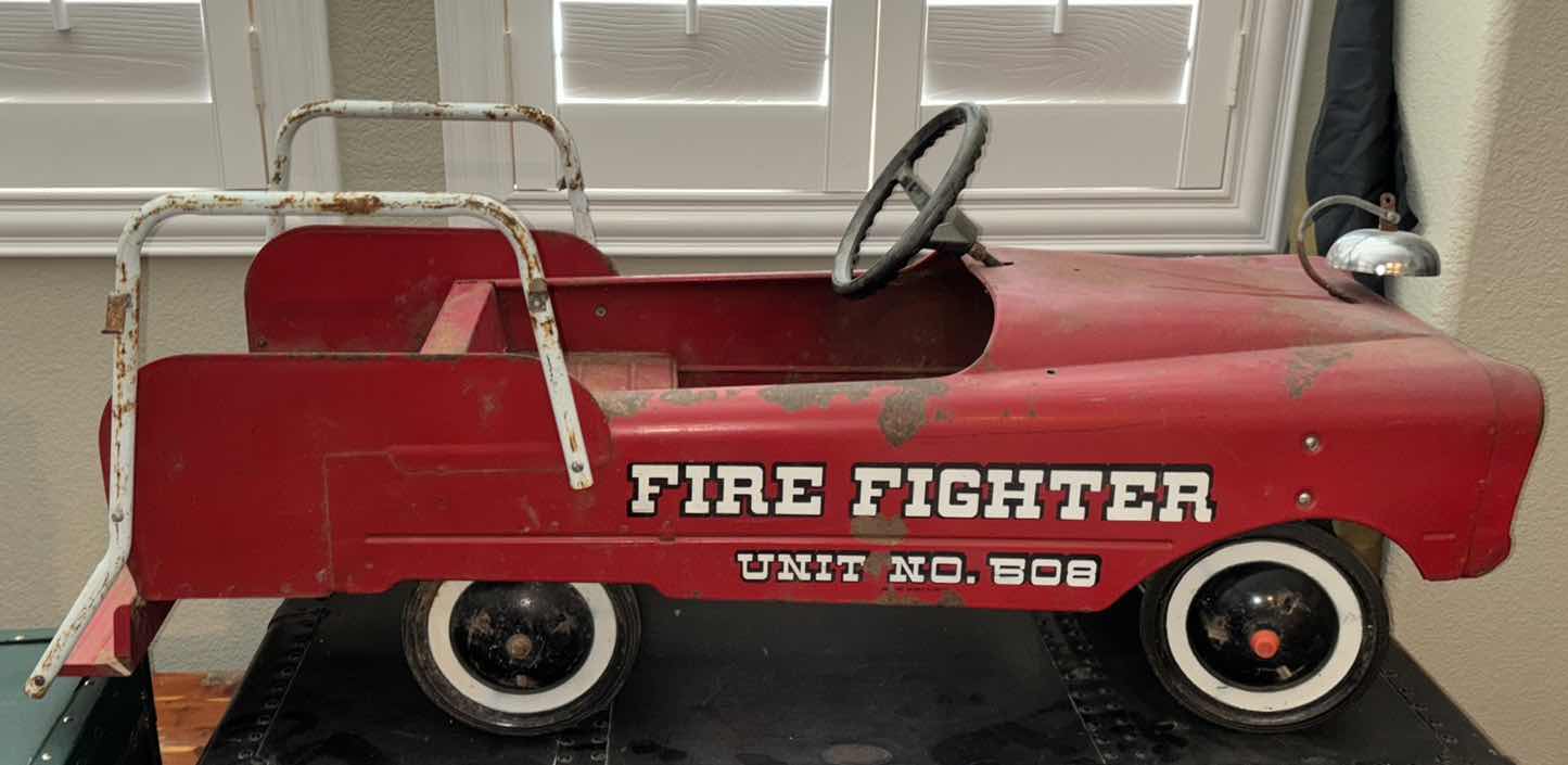 Photo 1 of ANTIQUE FIRE FIGHTER UNIT NO 508 PEDAL CAR