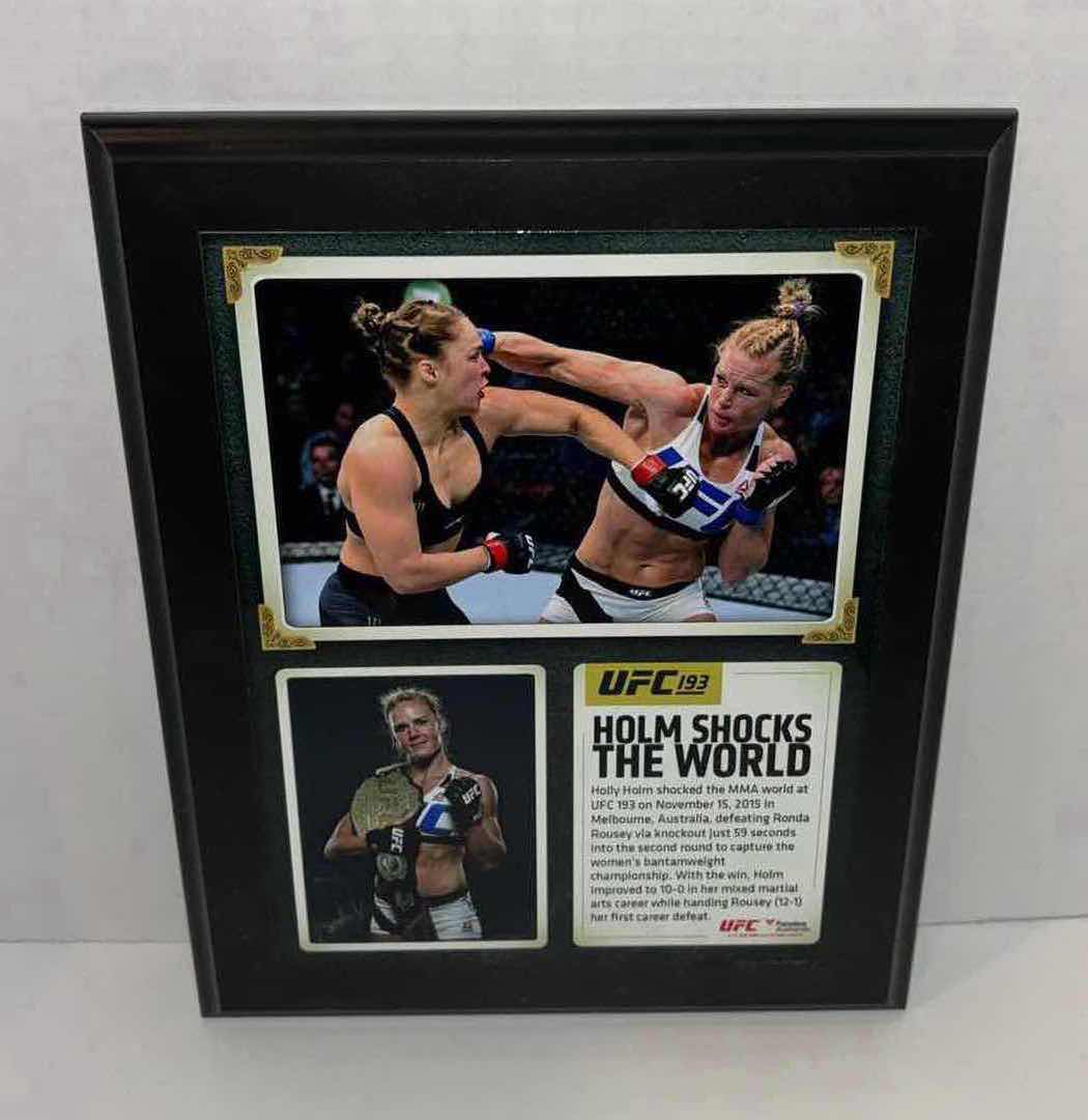 Photo 1 of UFC 193 HOLLY HOLM VS RONDA ROUSEY WALL PLAQUE