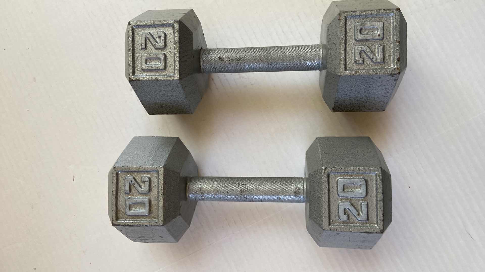 Photo 1 of DUMBBELLS 20 POUNDS (1 pair)