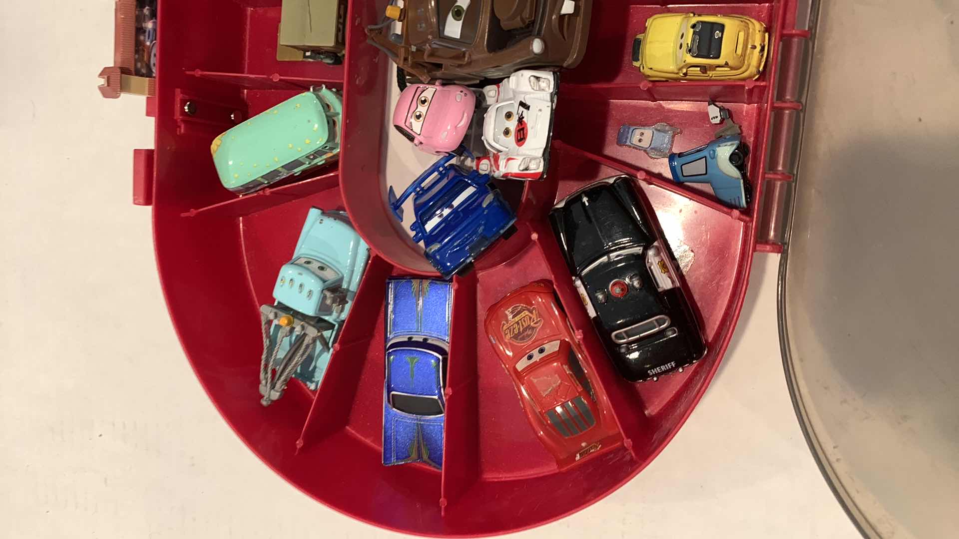 Photo 2 of DISNEY CARS CARRIER AND CARS