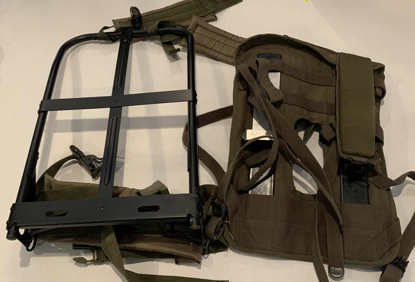 Photo 1 of REPLICA OF VIET NAM WAR FIELD RADIO BACK PACK CARRIER